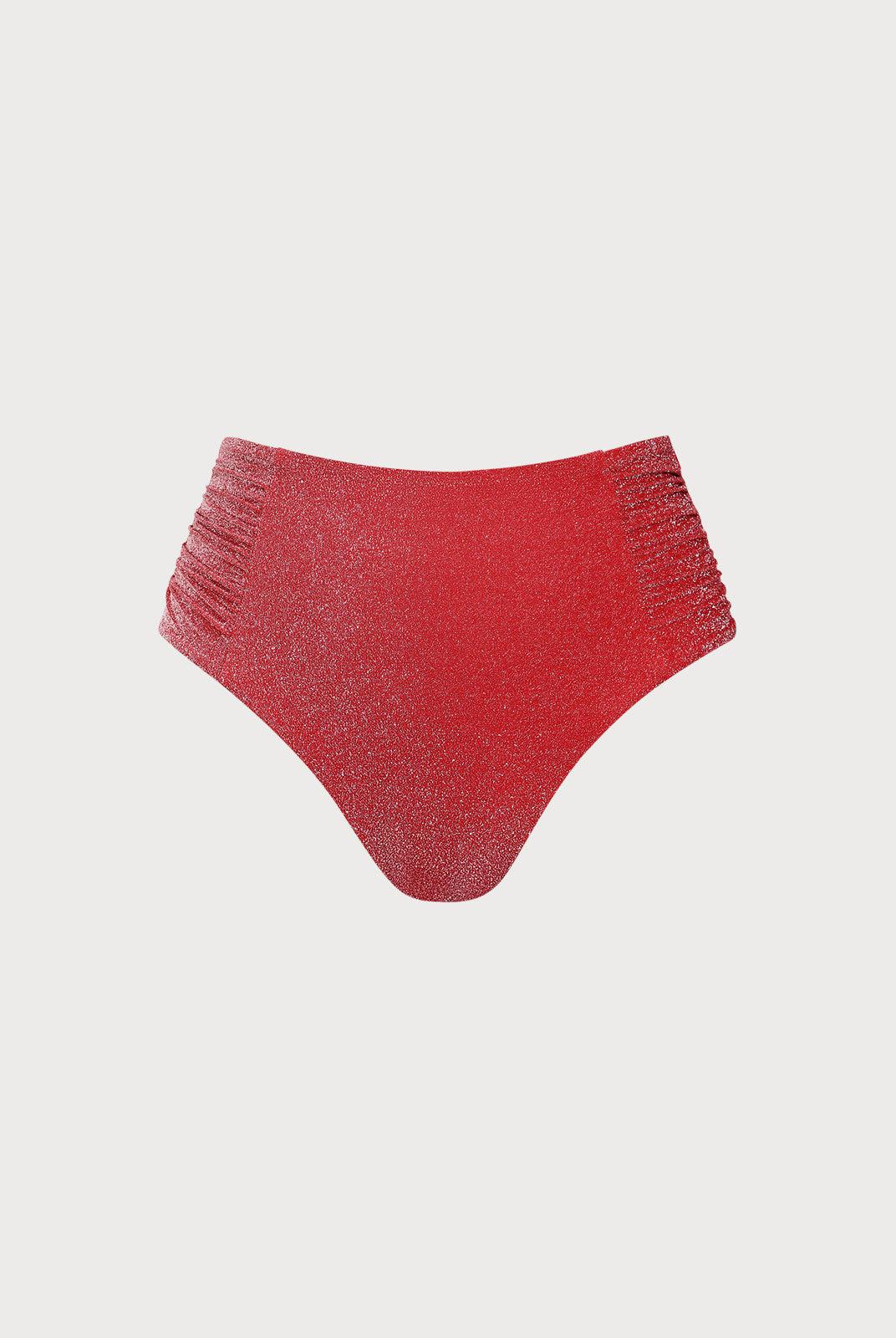 Women Knitted Nylon blended Bikini Bottoms Red Sustainable Plus Size Bikinis - BERLOOK