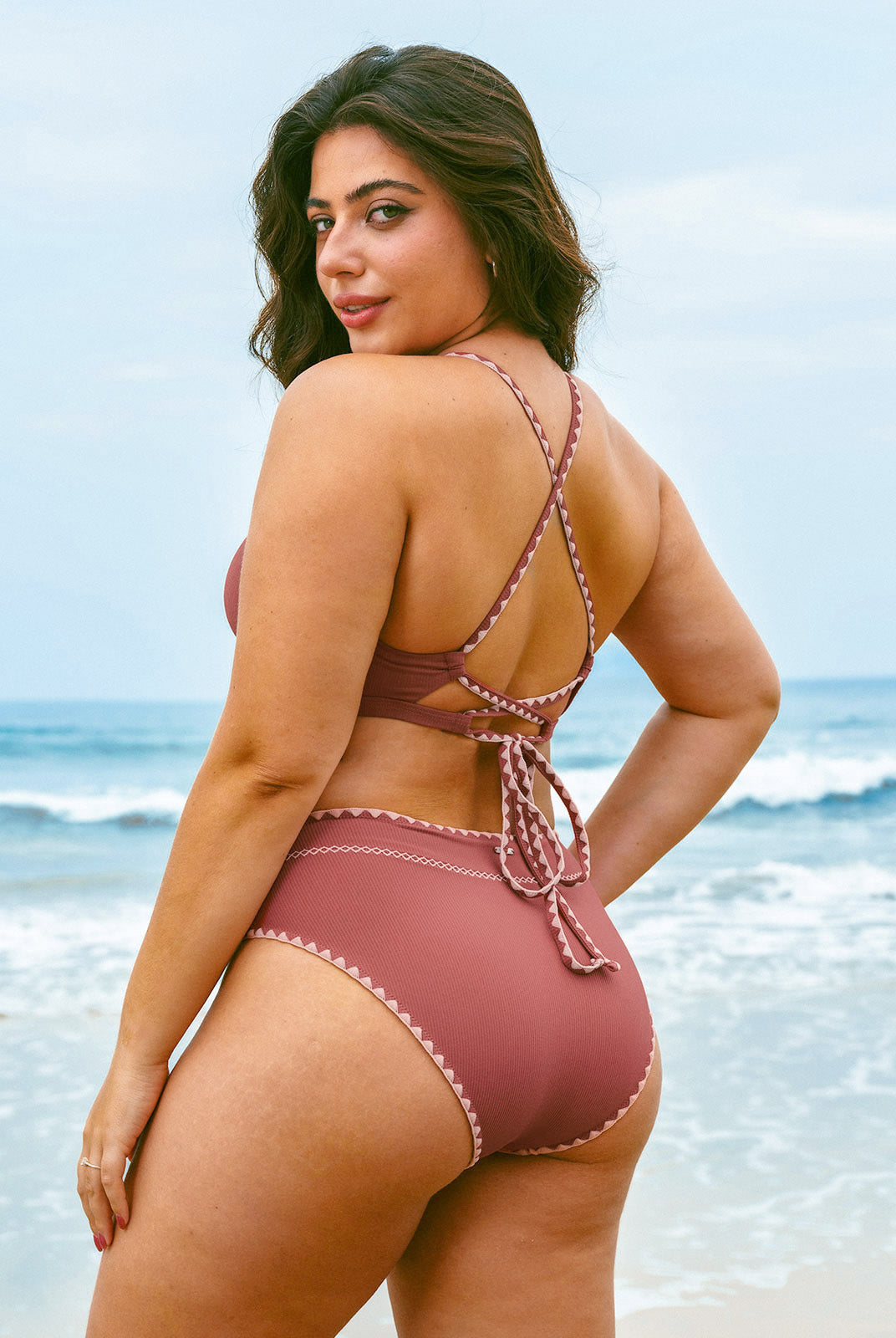 Women Knitted Nylon blended Bikini Bottoms Sustainable Bikinis - BERLOOK