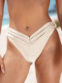 Women Knitted Nylon Blended Bikini Bottoms Sustainable Bikinis - BERLOOK