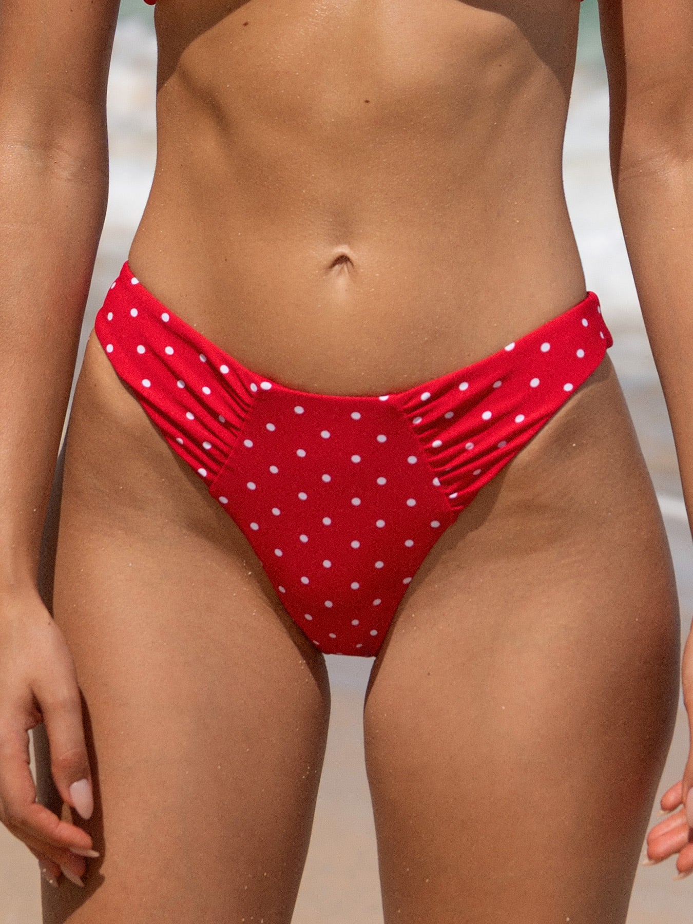Women Knitted Nylon blended Bikini Bottoms Sustainable Bikinis - BERLOOK