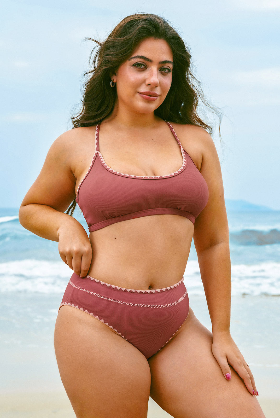 Women Knitted Nylon blended Bikini Bottoms Sustainable Bikinis - BERLOOK