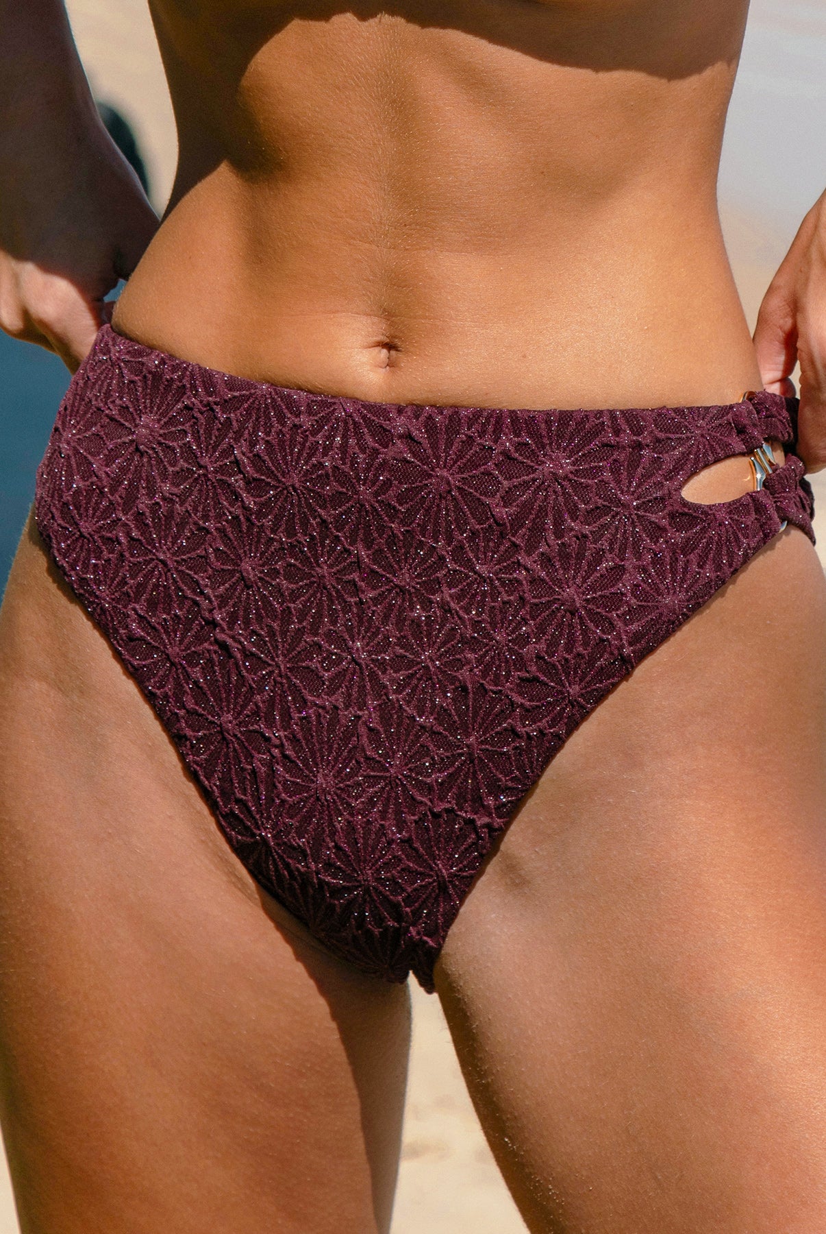 Women Knitted Nylon blended Bikini Bottoms Sustainable Bikinis - BERLOOK