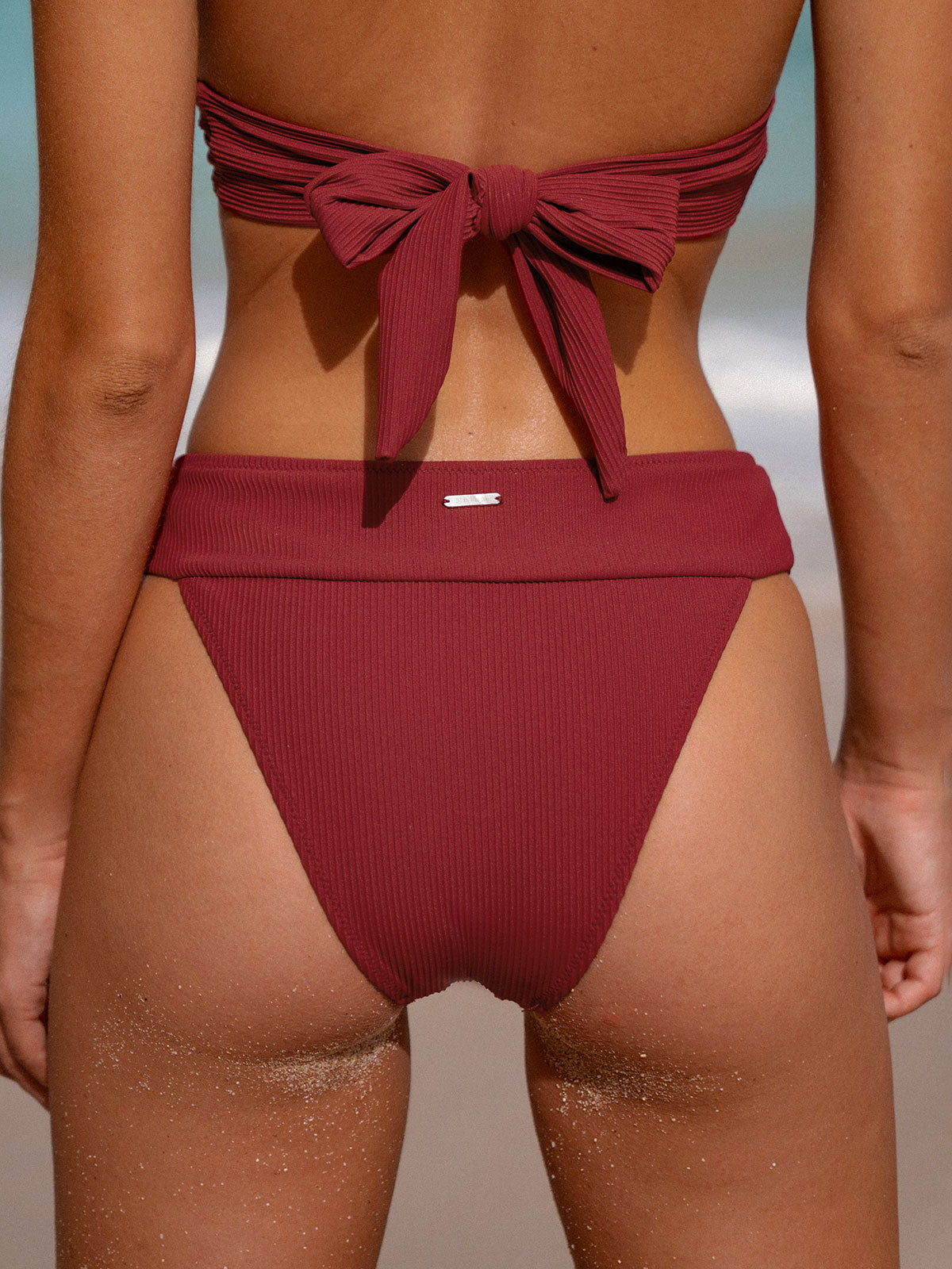 Women Knitted Nylon blended Bikini Bottoms Sustainable Bikinis - BERLOOK