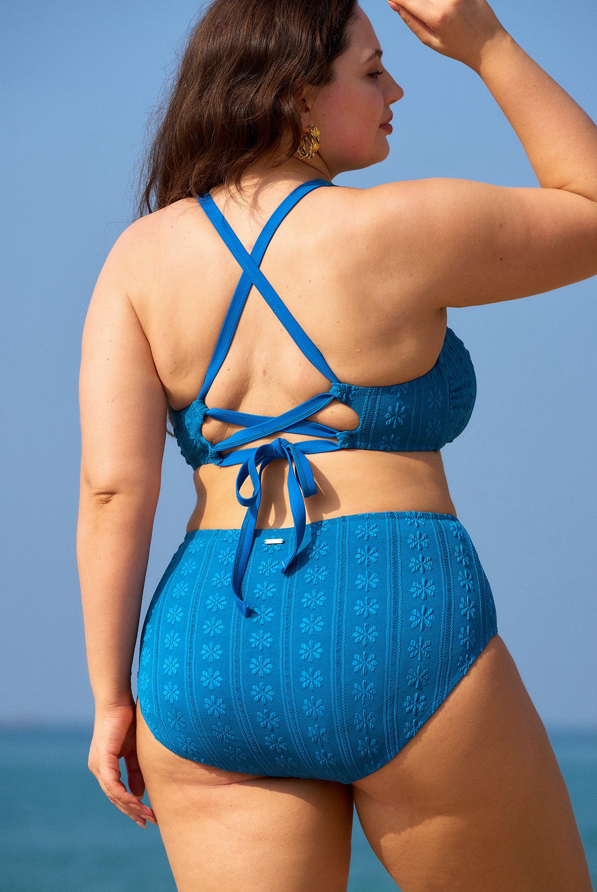 Women Knitted Nylon blended Bikini Bottoms Sustainable Plus Size Bikinis - BERLOOK