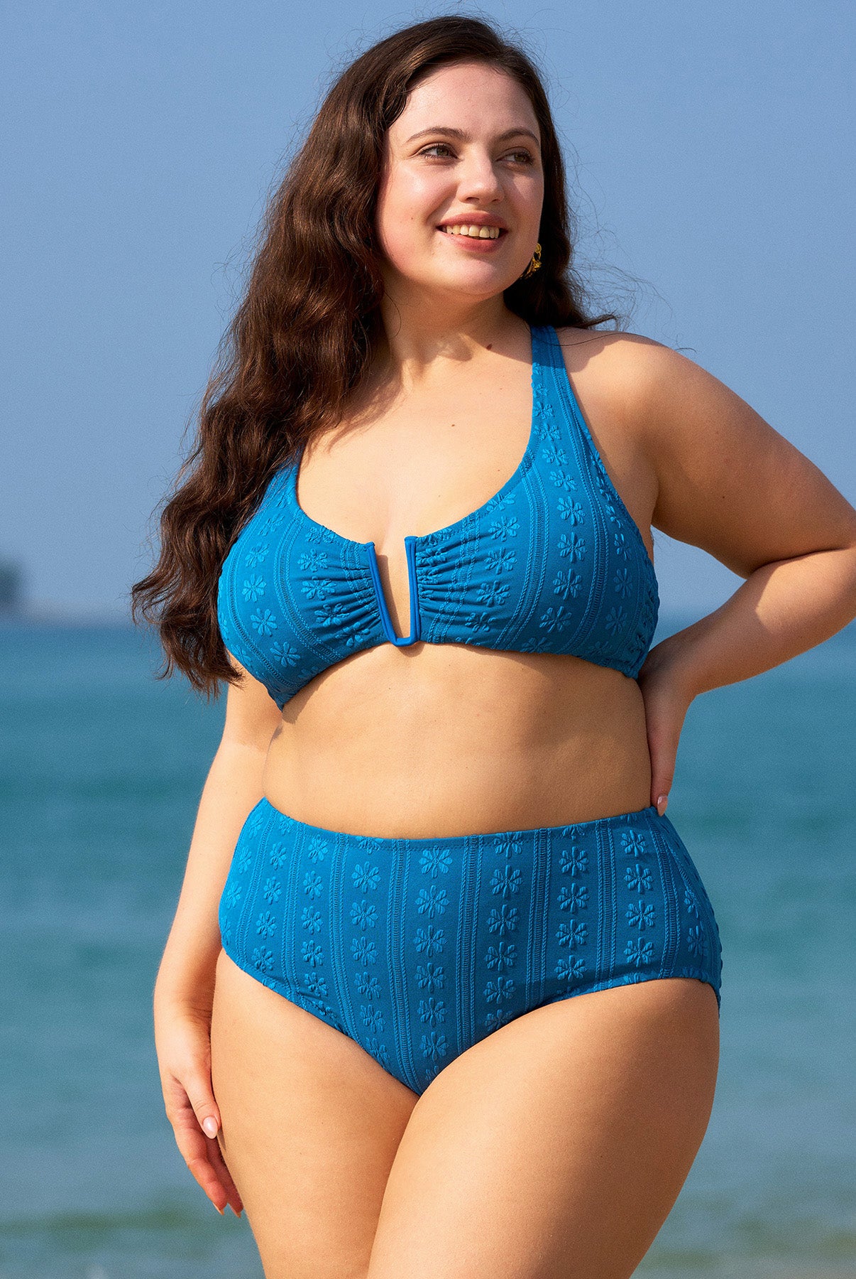 Women Knitted Nylon blended Bikini Bottoms Sustainable Plus Size Bikinis - BERLOOK