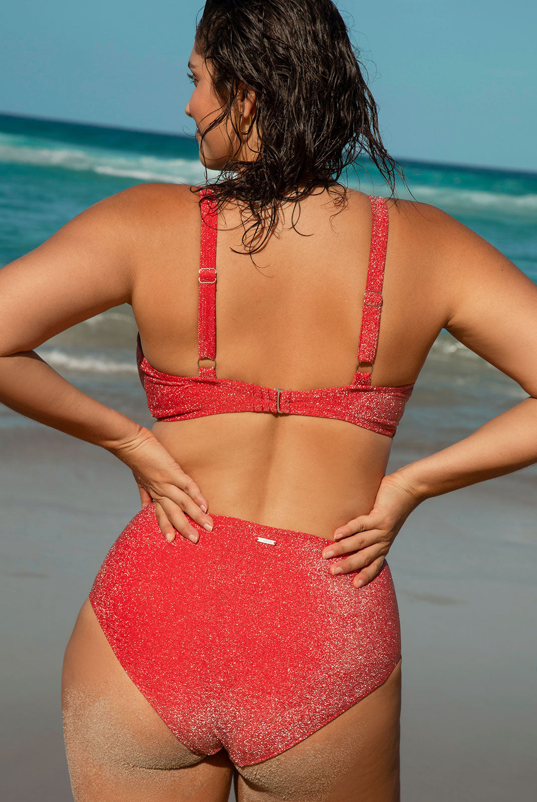 Women Knitted Nylon blended Bikini Bottoms Sustainable Plus Size Bikinis - BERLOOK