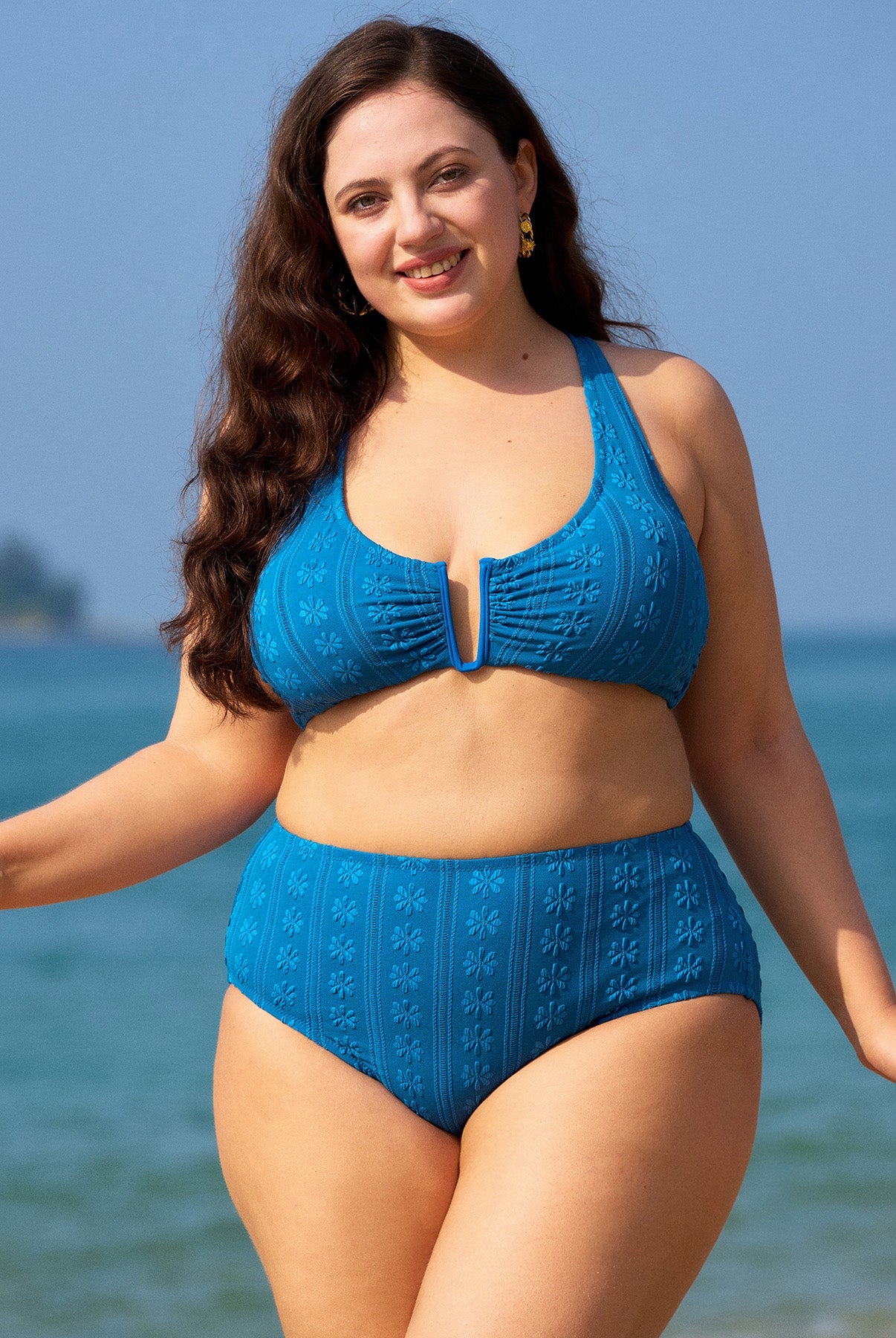 Women Knitted Nylon blended Bikini Bottoms Sustainable Plus Size Bikinis - BERLOOK