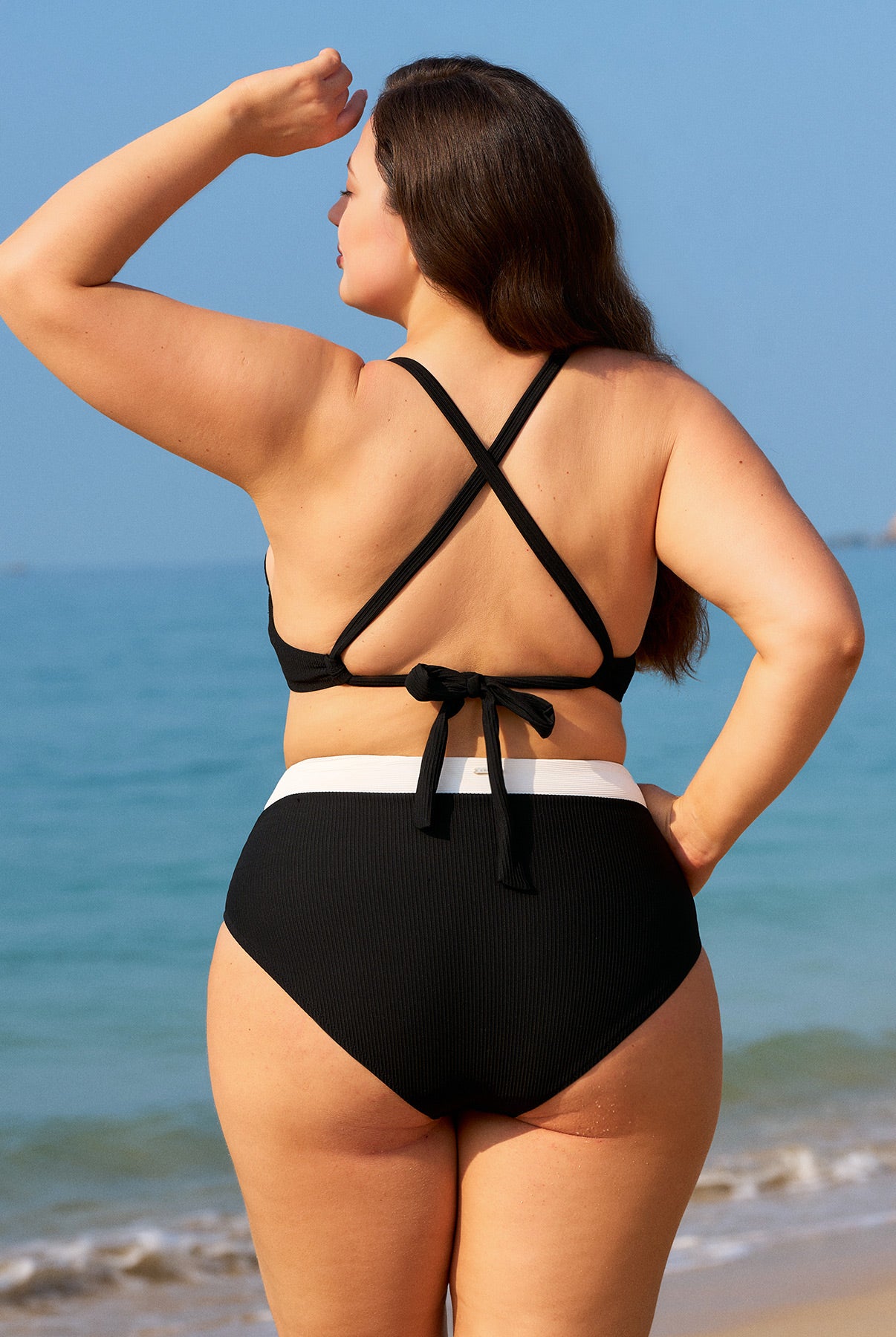Women Knitted Nylon blended Bikini Bottoms Sustainable Plus Size Bikinis - BERLOOK