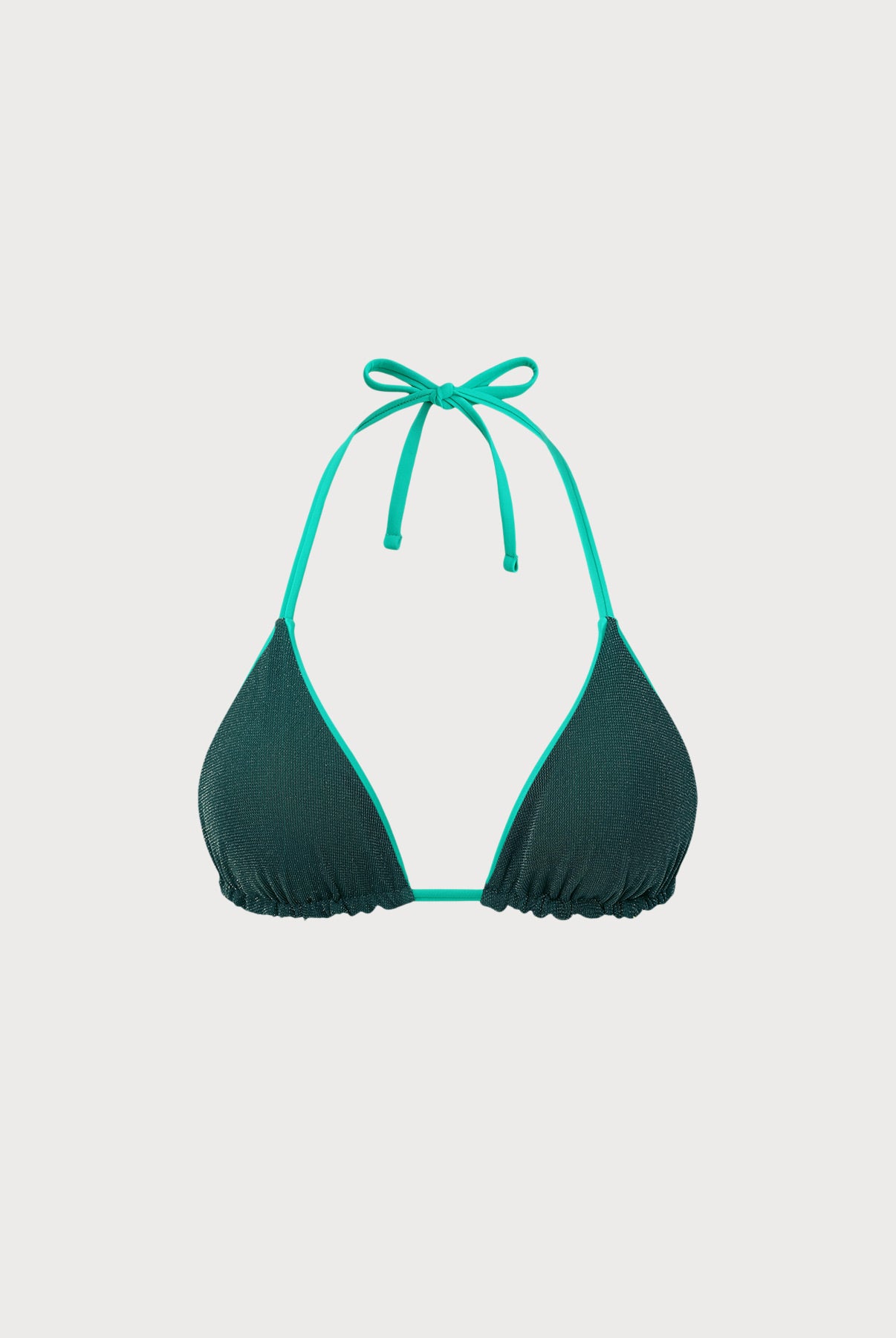 Women Knitted Nylon blended Bikini Tops Green Sustainable Bikinis - BERLOOK