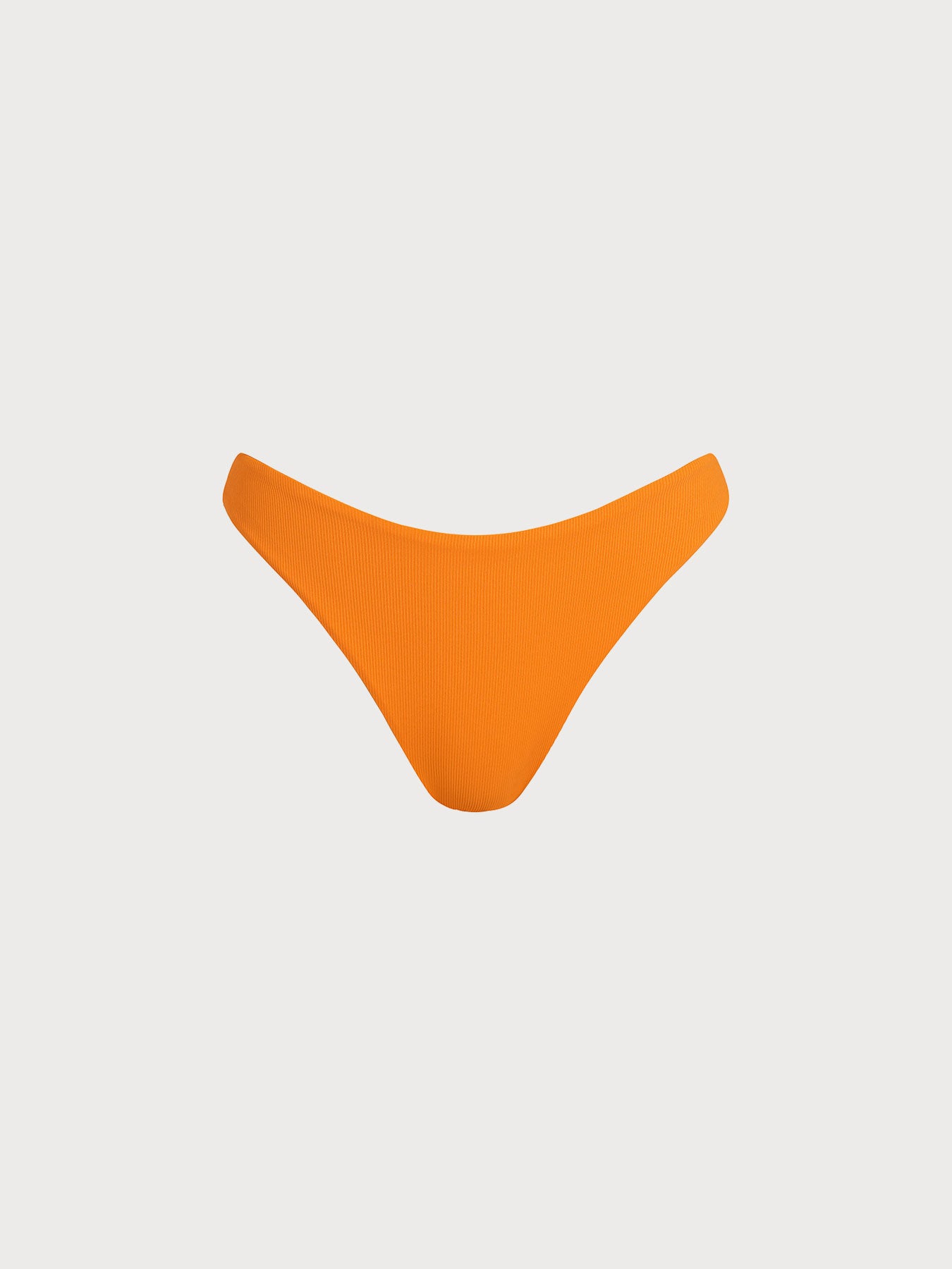 Women Knitted Nylon blended Bikini Tops Orange Sustainable Bikinis - BERLOOK
