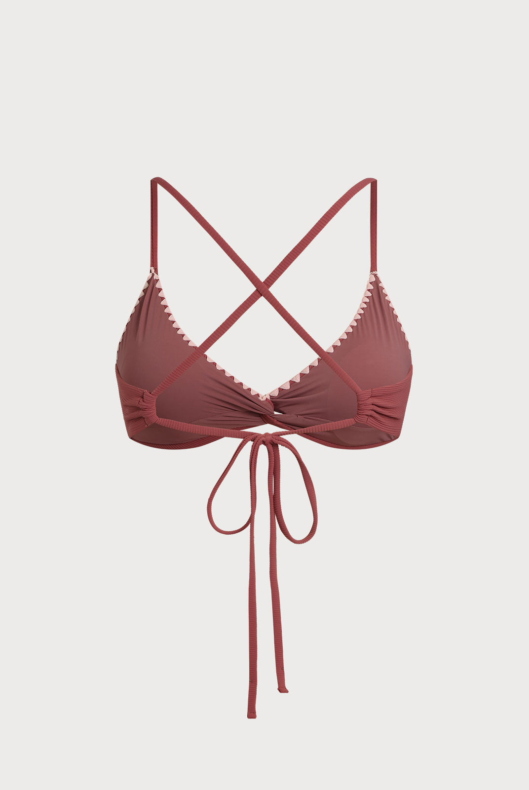 Women Knitted Nylon blended Bikini Tops Sustainable Bikinis - BERLOOK