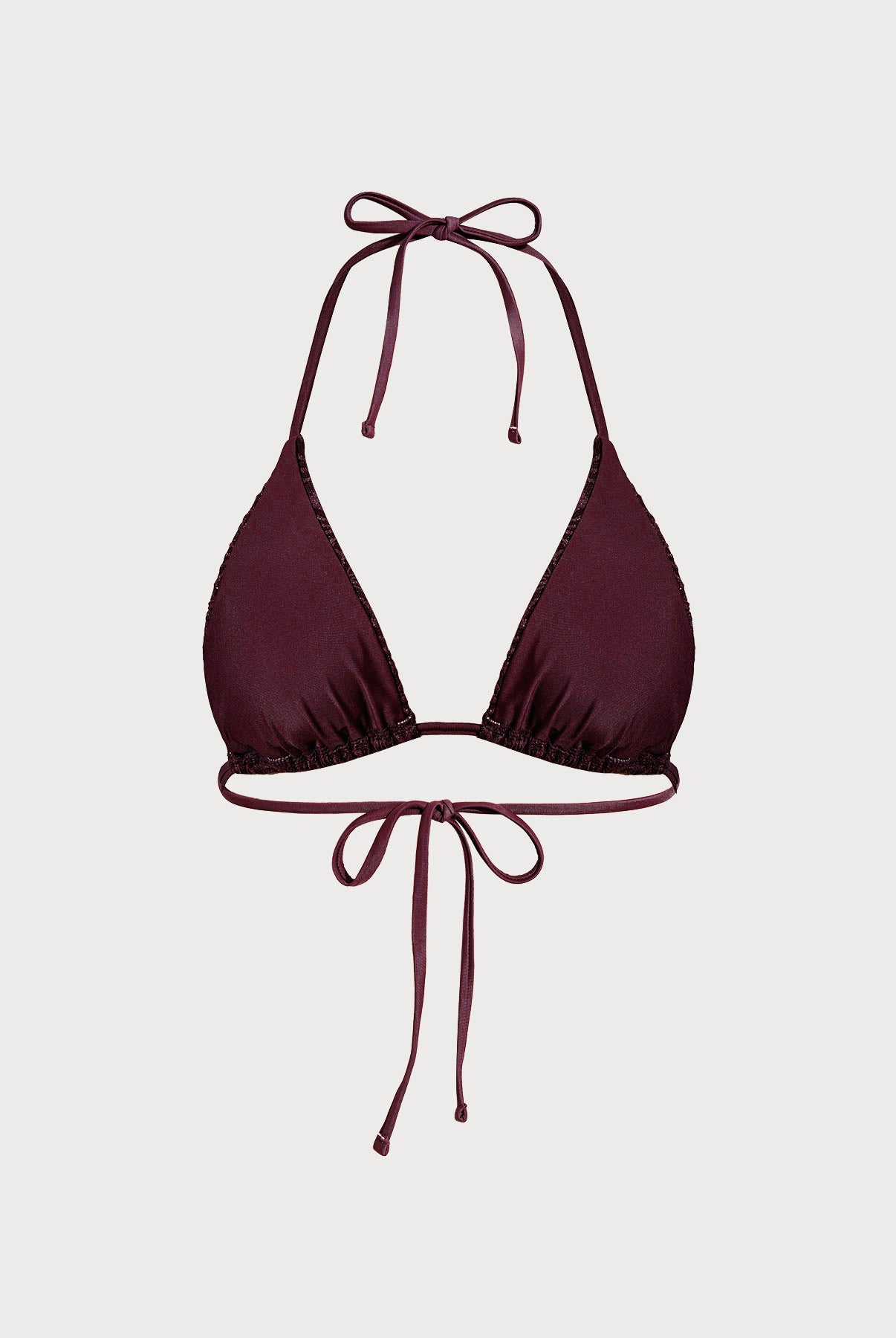 Women Knitted Nylon blended Bikini Tops Sustainable Bikinis - BERLOOK