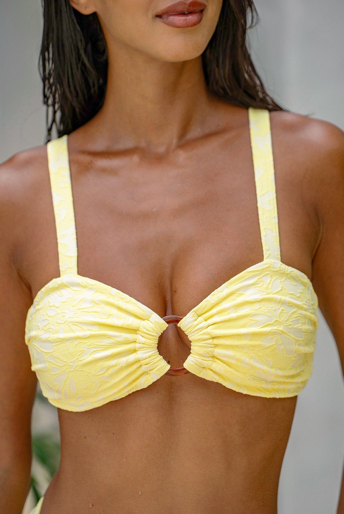 Women Knitted Nylon blended Bikini Tops Sustainable Bikinis - BERLOOK