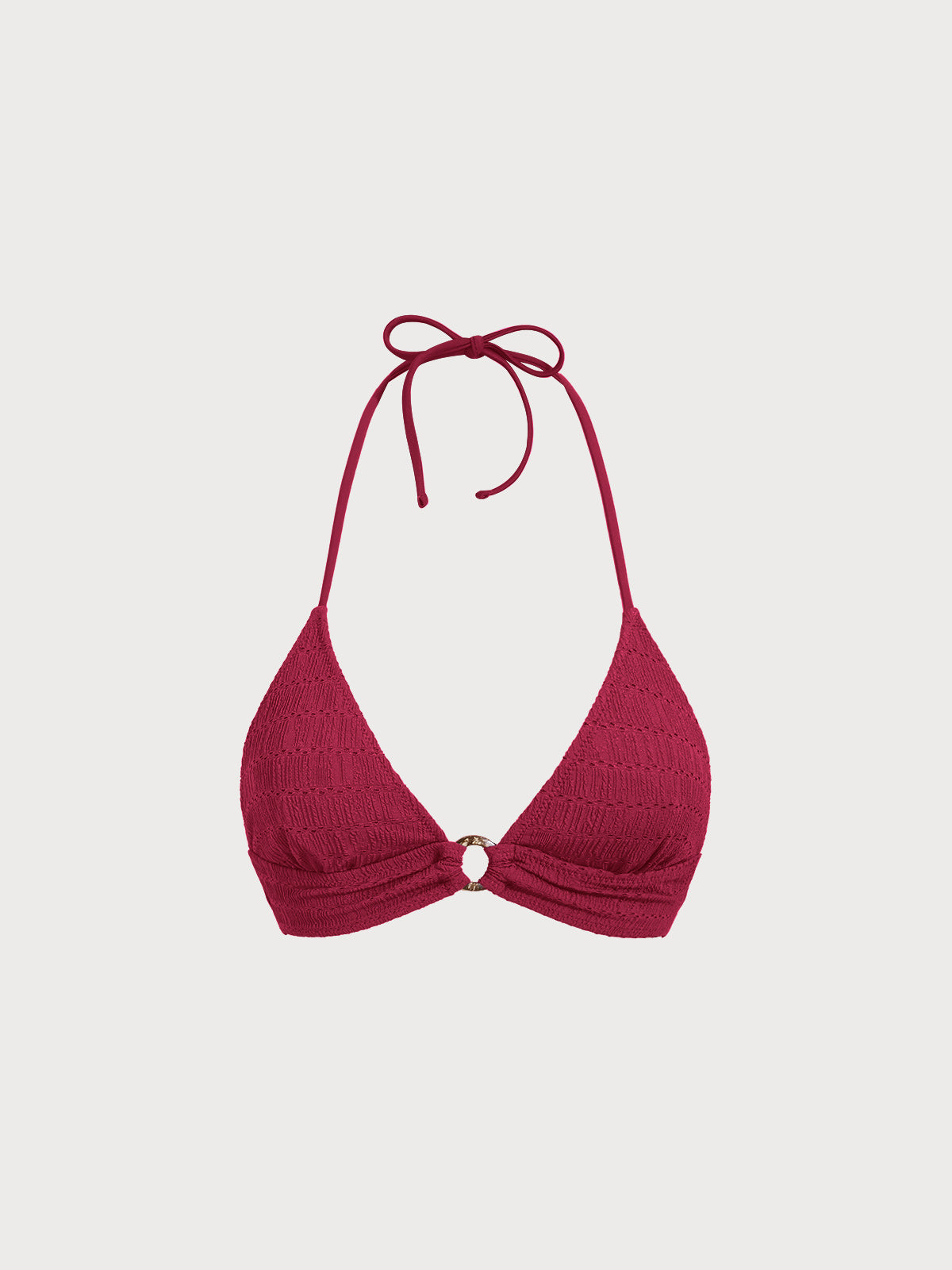 Women Knitted Nylon blended Bikini Tops Sustainable Bikinis - BERLOOK