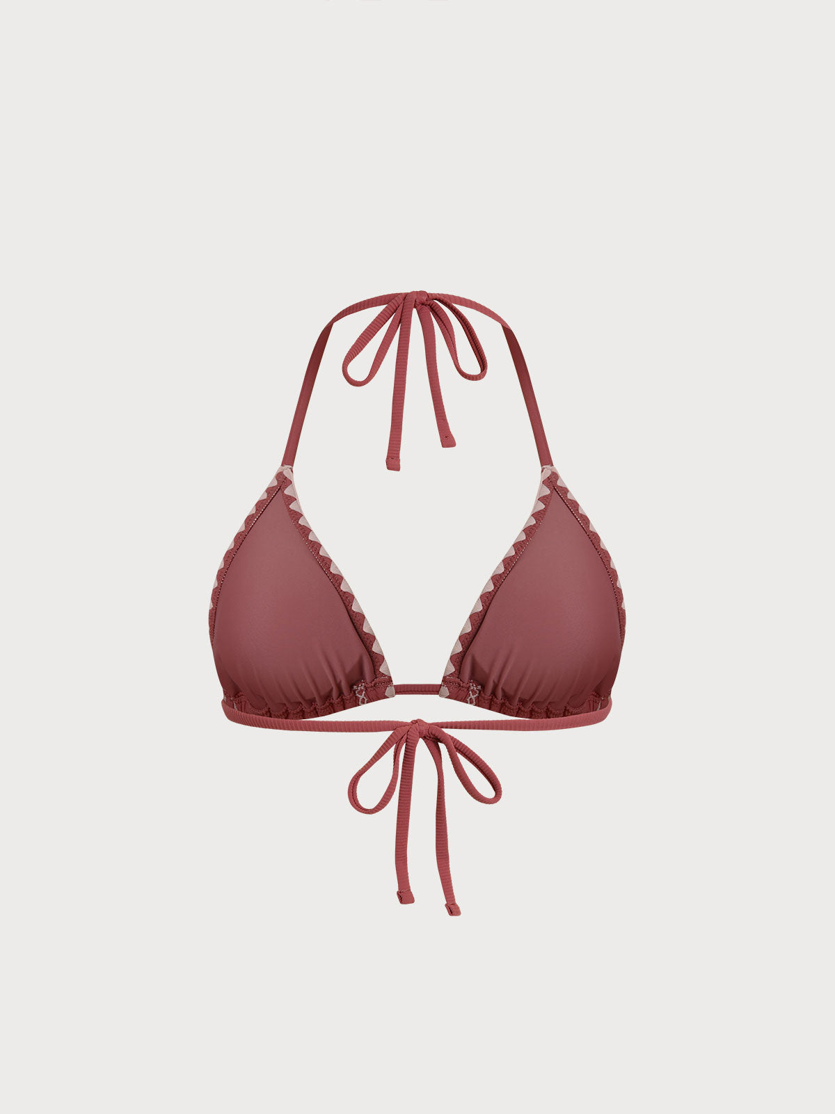 Women Knitted Nylon blended Bikini Tops Sustainable Bikinis - BERLOOK