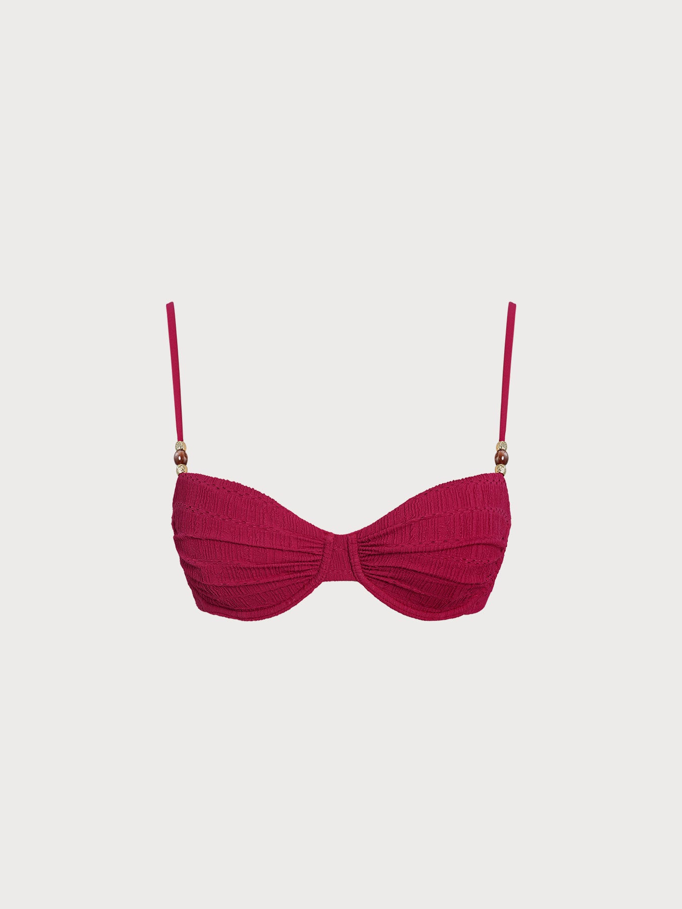 Women Knitted Nylon blended Bikini Tops Sustainable Bikinis - BERLOOK