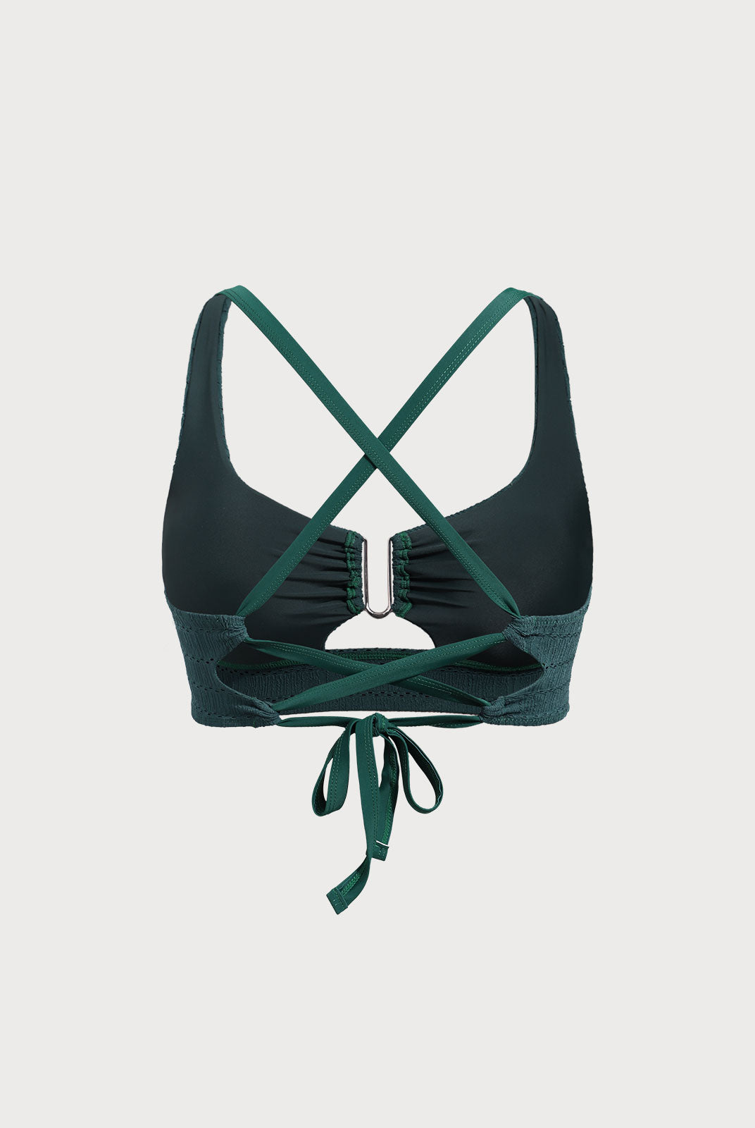 Women Knitted Nylon blended Bikini Tops Sustainable Plus Size Bikinis - BERLOOK