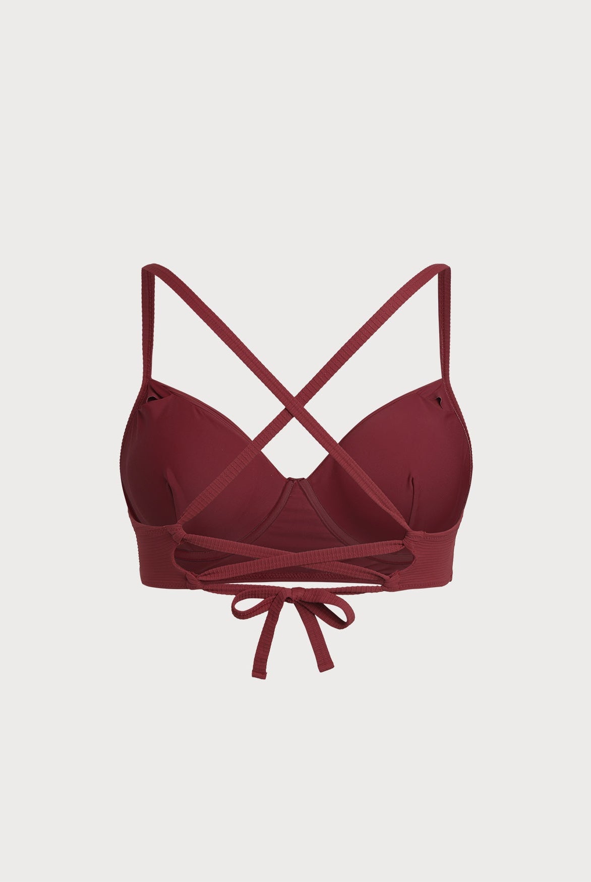 Women Knitted Nylon blended Bikini Tops Sustainable Plus Size Bikinis - BERLOOK