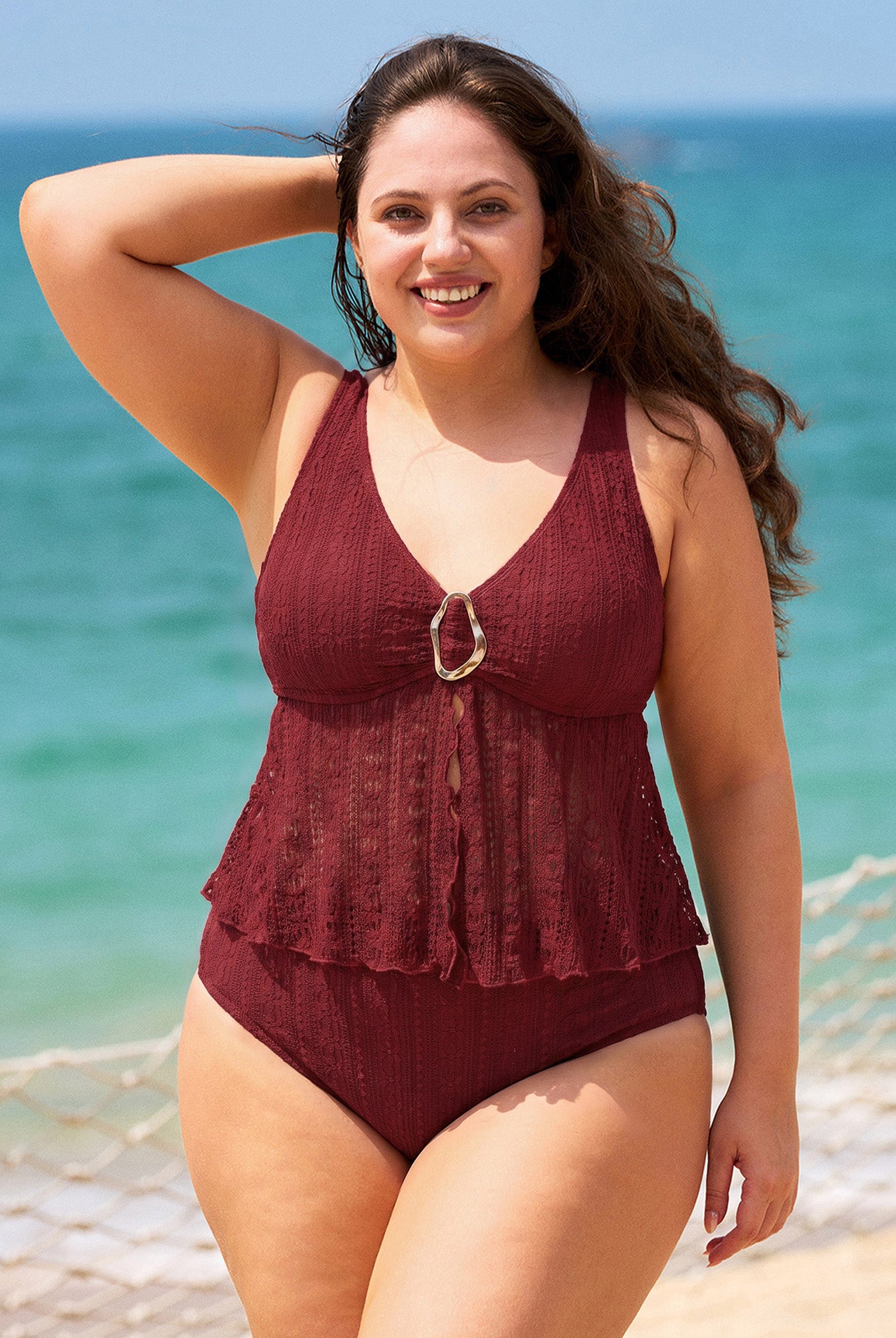 Women Knitted Nylon blended Bikini Tops Sustainable - BERLOOK