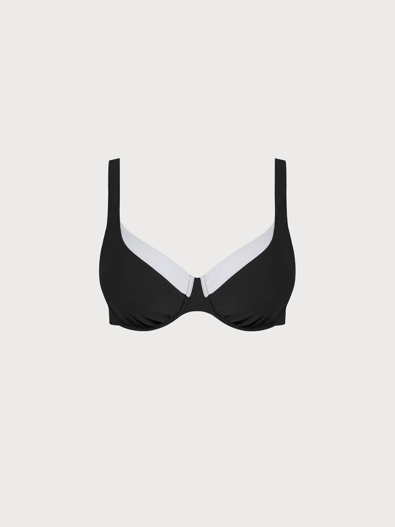 Women Knitted Nylon blended Bikini Tops Sustainable Plus Size Bikinis - BERLOOK