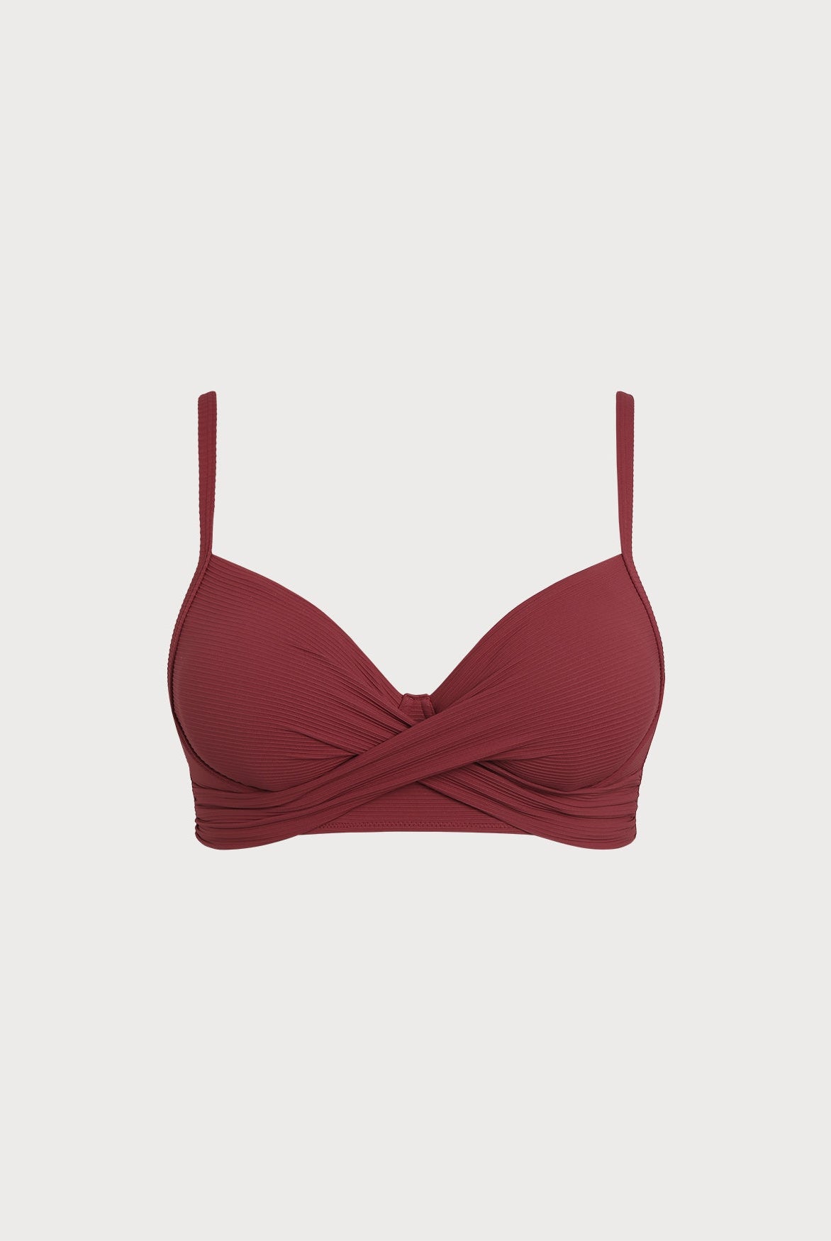 Women Knitted Nylon blended Bikini Tops Sustainable Plus Size Bikinis - BERLOOK