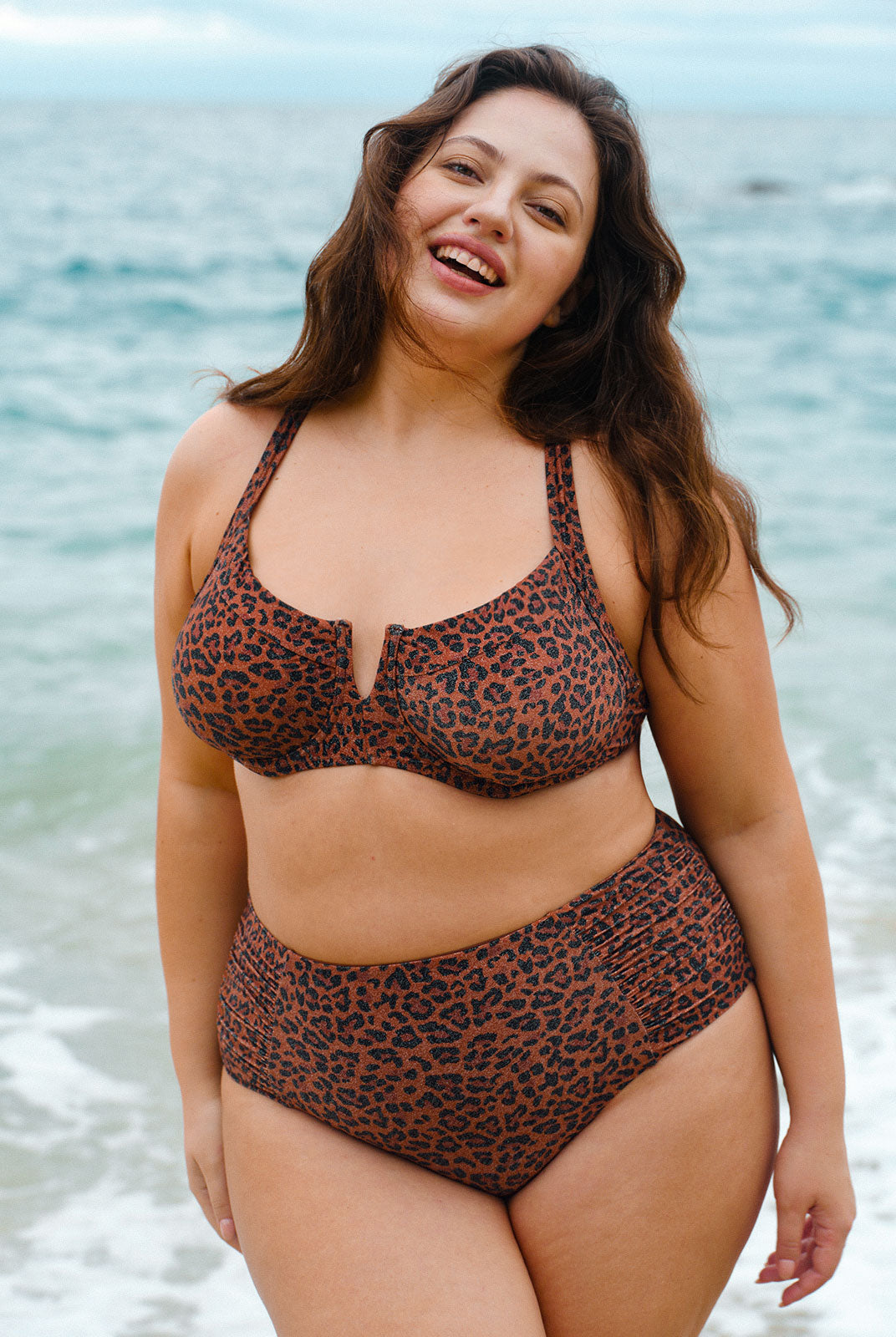 Women Knitted Nylon blended Bikini Tops Sustainable Plus Size Bikinis - BERLOOK