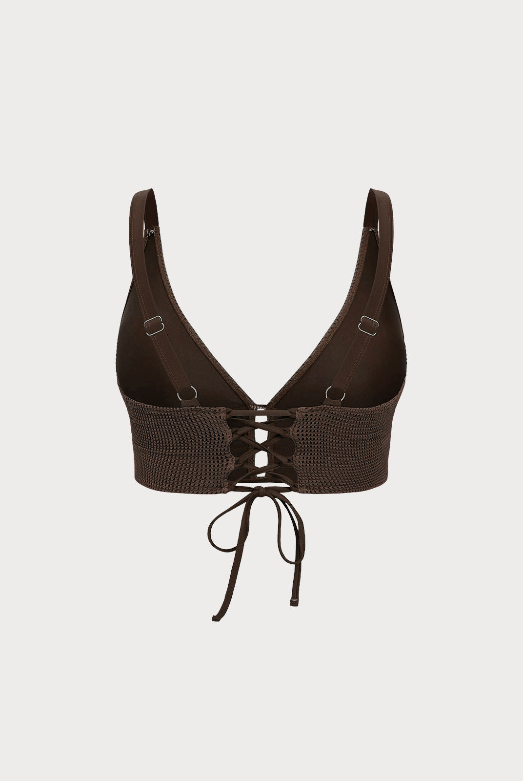 Women Knitted Nylon blended Bikini Tops Sustainable Plus Size Tankinis - BERLOOK