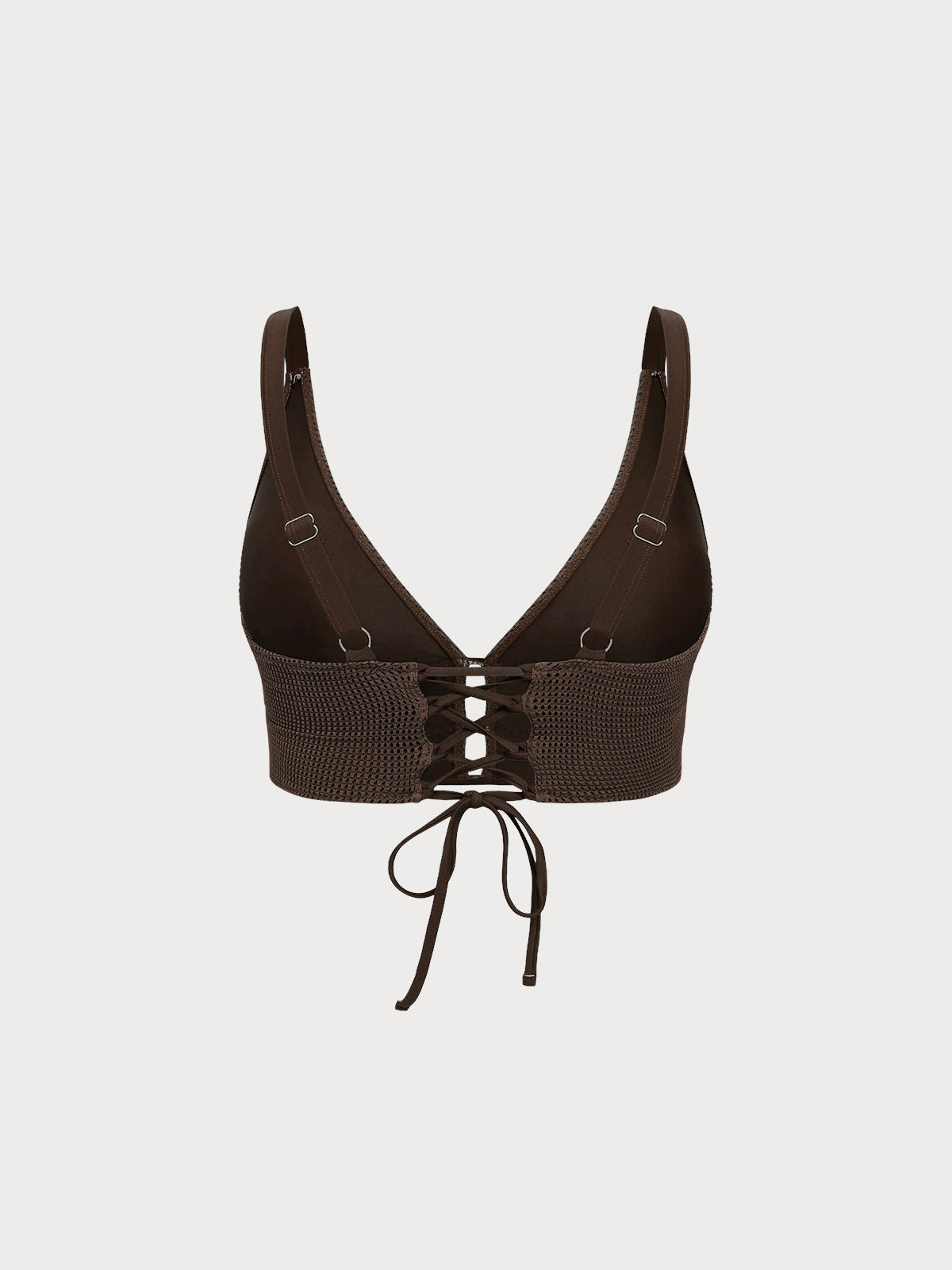 Women Knitted Nylon blended Bikini Tops Sustainable Plus Size Tankinis - BERLOOK