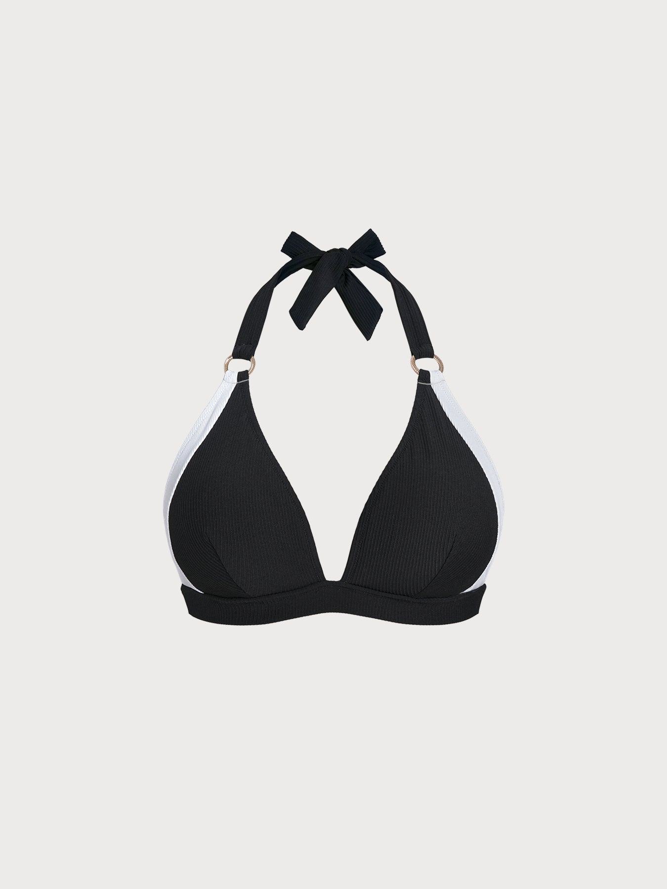 Women Knitted Nylon blended Bikini Tops Sustainable Plus Size Tankinis - BERLOOK
