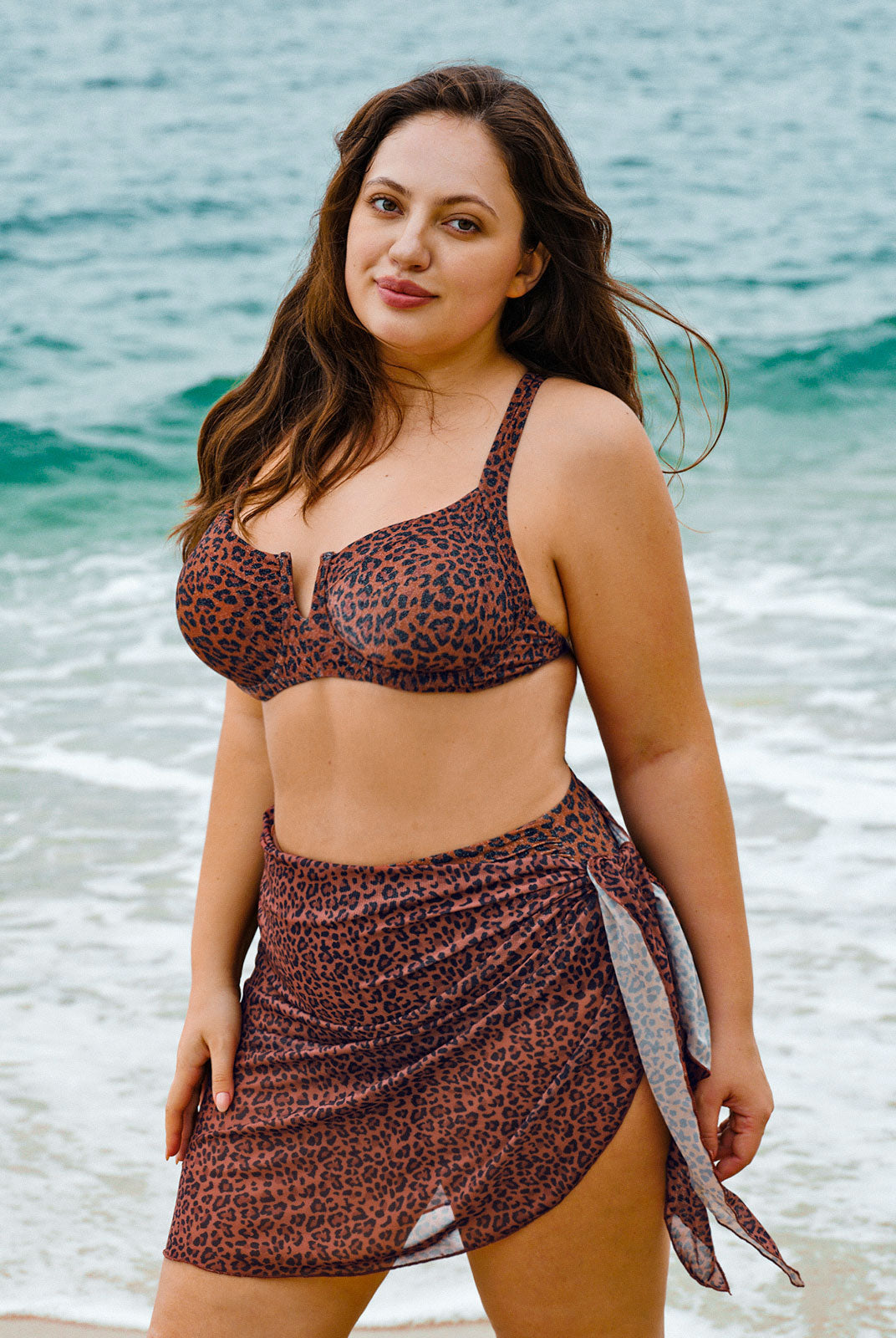 Women Knitted Nylon blended Cover ups 女式针织尼龙混纺 Sustainable Plus Size Cover-ups - BERLOOK