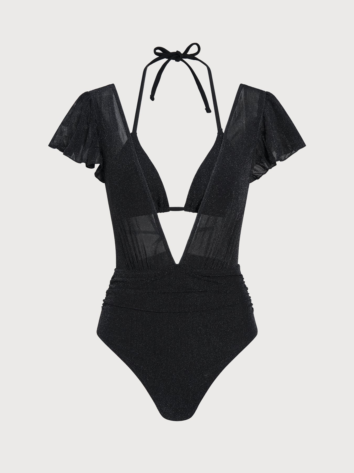 Women Knitted Nylon blended One Pieces Swimwear Sustainable One-Pieces - BERLOOK