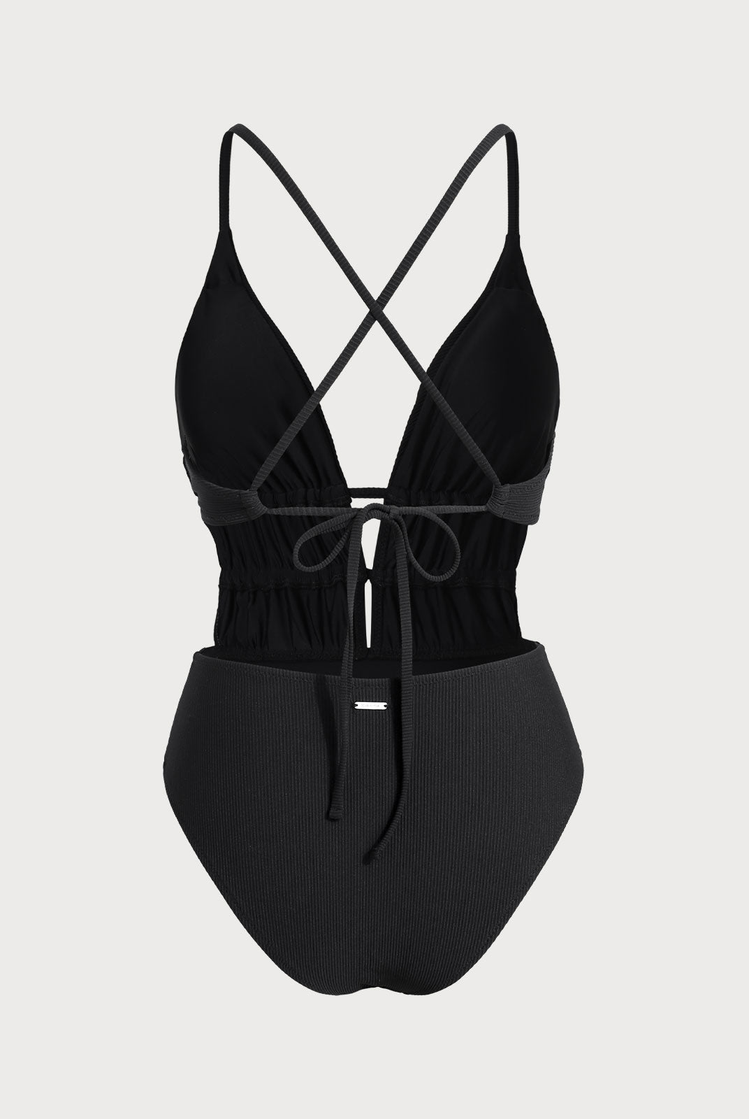 Women Knitted Nylon Blended One Pieces Swimwear Sustainable One-Pieces - BERLOOK
