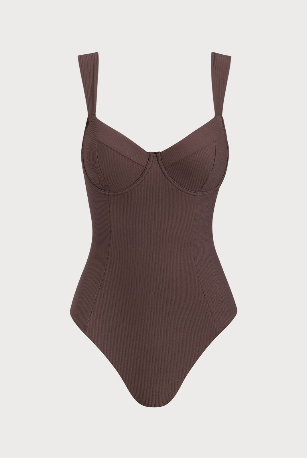 Women Knitted Nylon blended One Pieces Swimwear Sustainable One-Pieces - BERLOOK