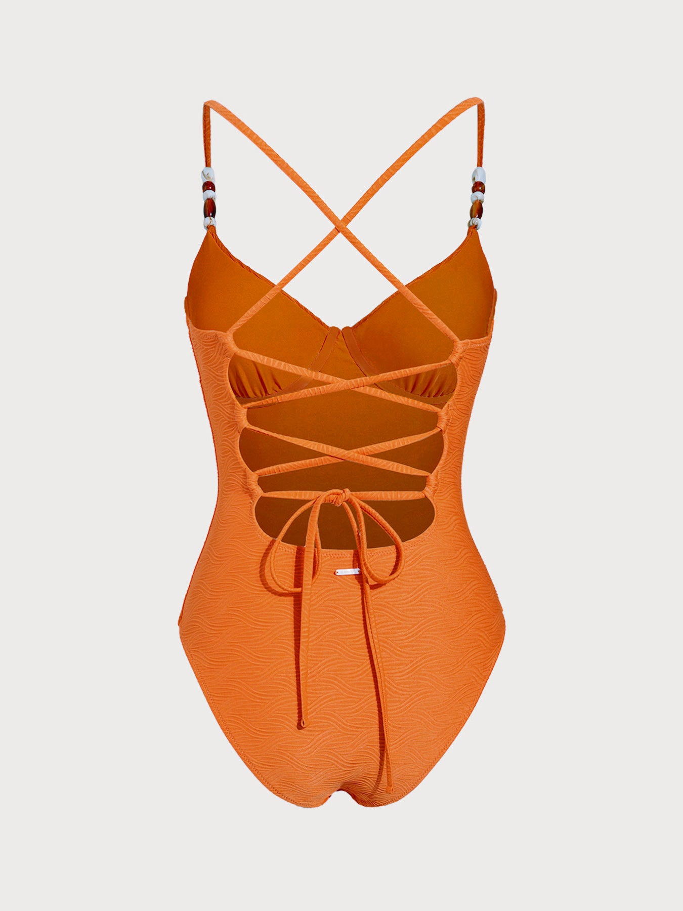 Women Knitted Nylon blended One Pieces Swimwear Sustainable One-Pieces - BERLOOK