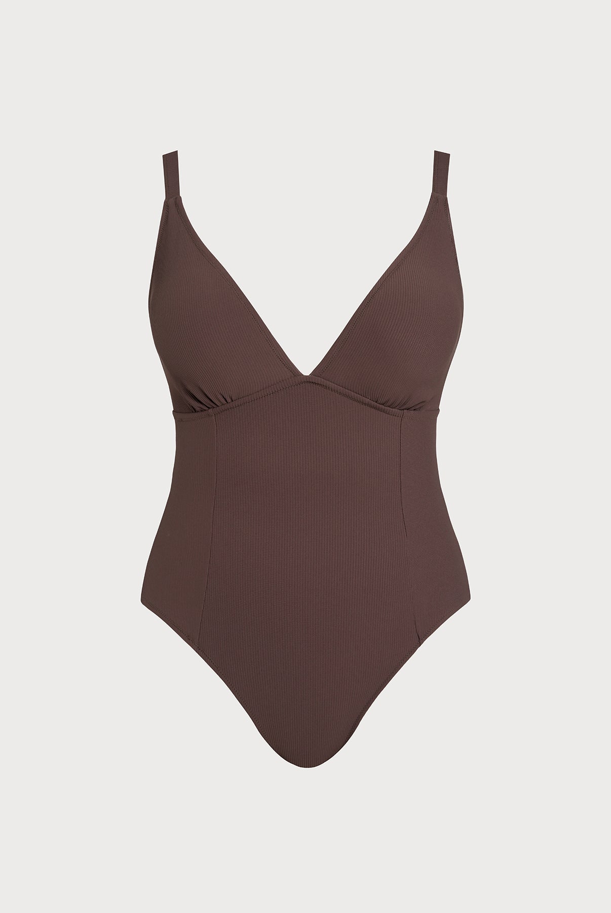 Women Knitted Nylon blended One Pieces Swimwear Sustainable Plus Size One-Pieces - BERLOOK