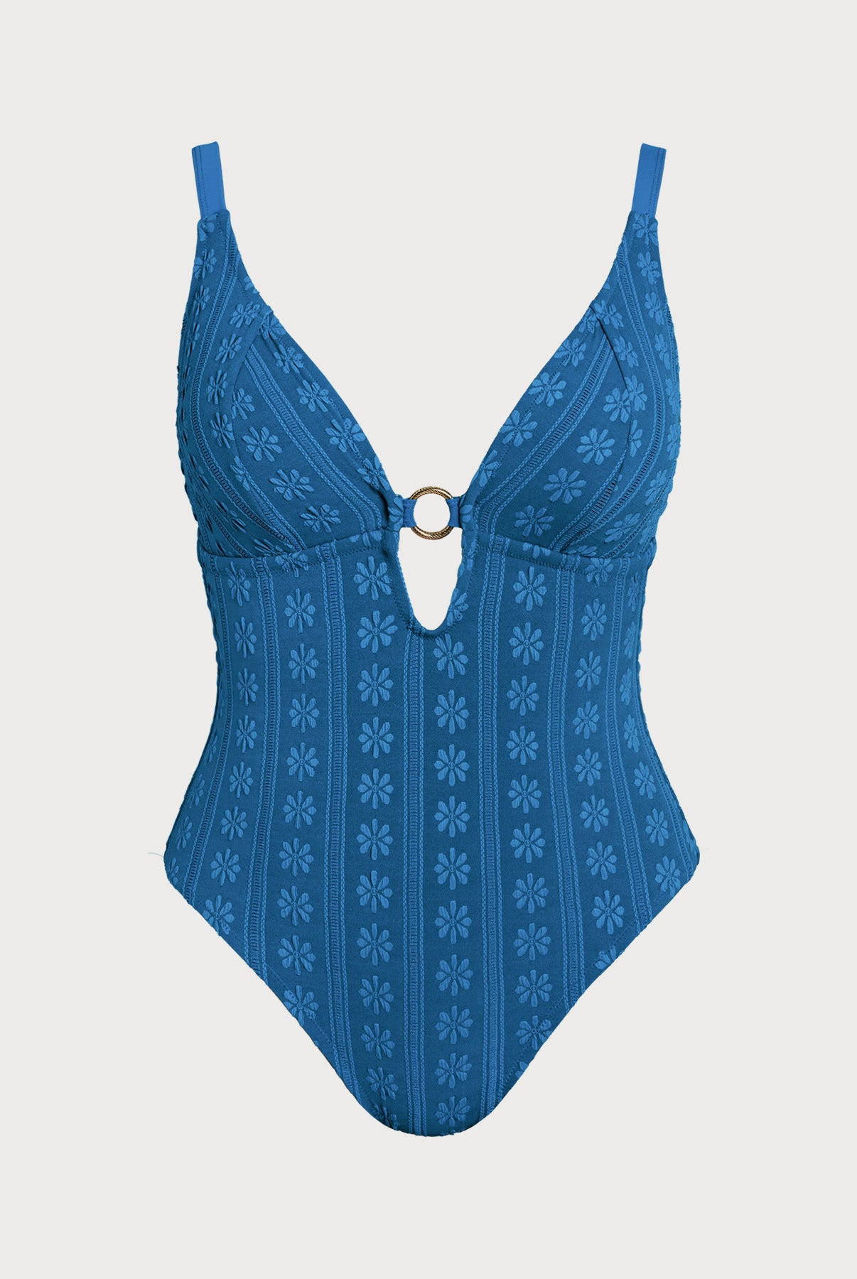 Women Knitted Nylon blended One Pieces Swimwear Sustainable Plus Size One-Pieces - BERLOOK