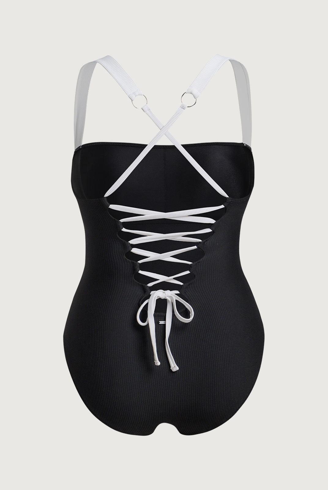 Women Knitted Nylon blended One Pieces Swimwear Sustainable Plus Size One-Pieces - BERLOOK