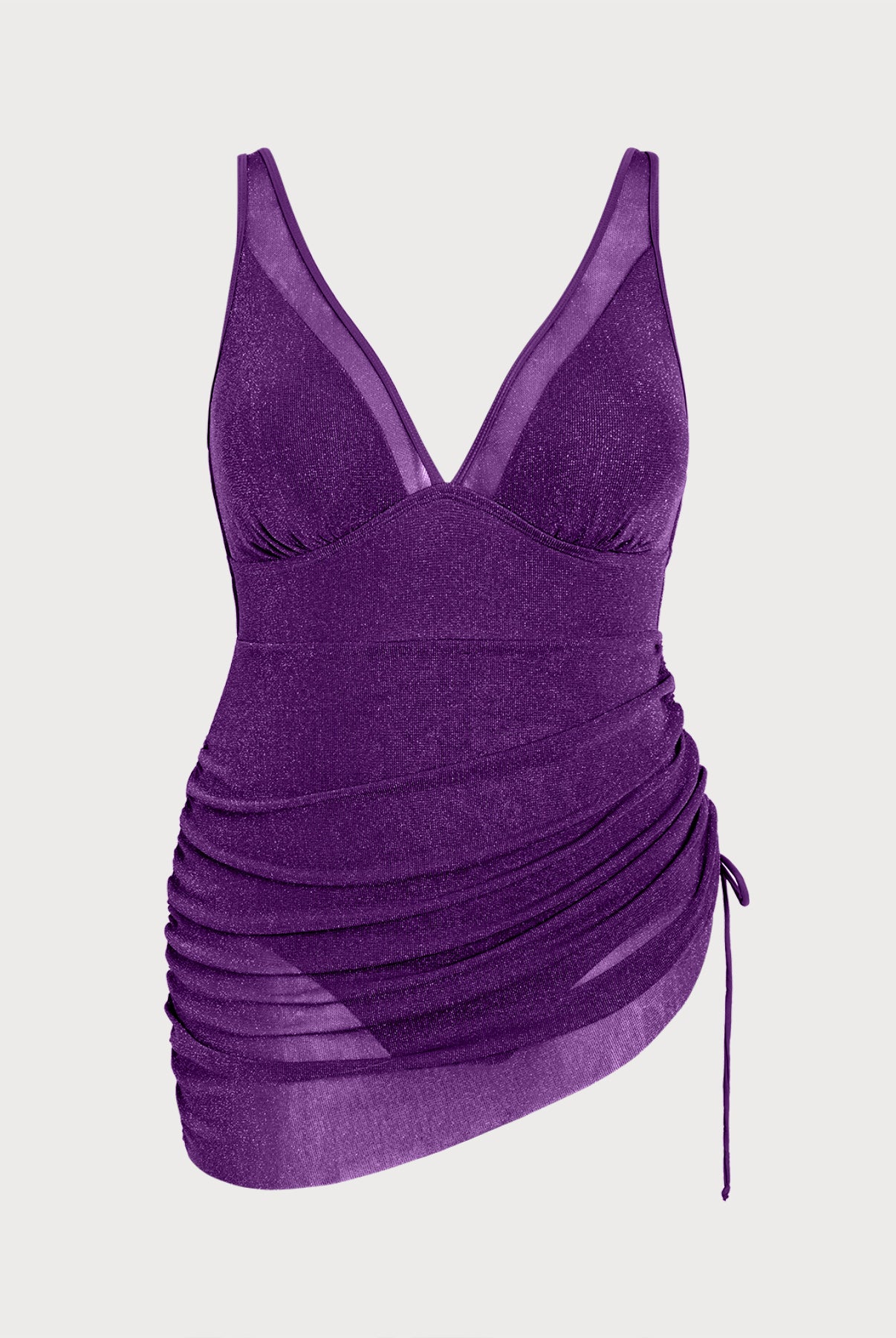 Women Knitted Nylon blended One Pieces Swimwear Sustainable Plus Size One-Pieces - BERLOOK