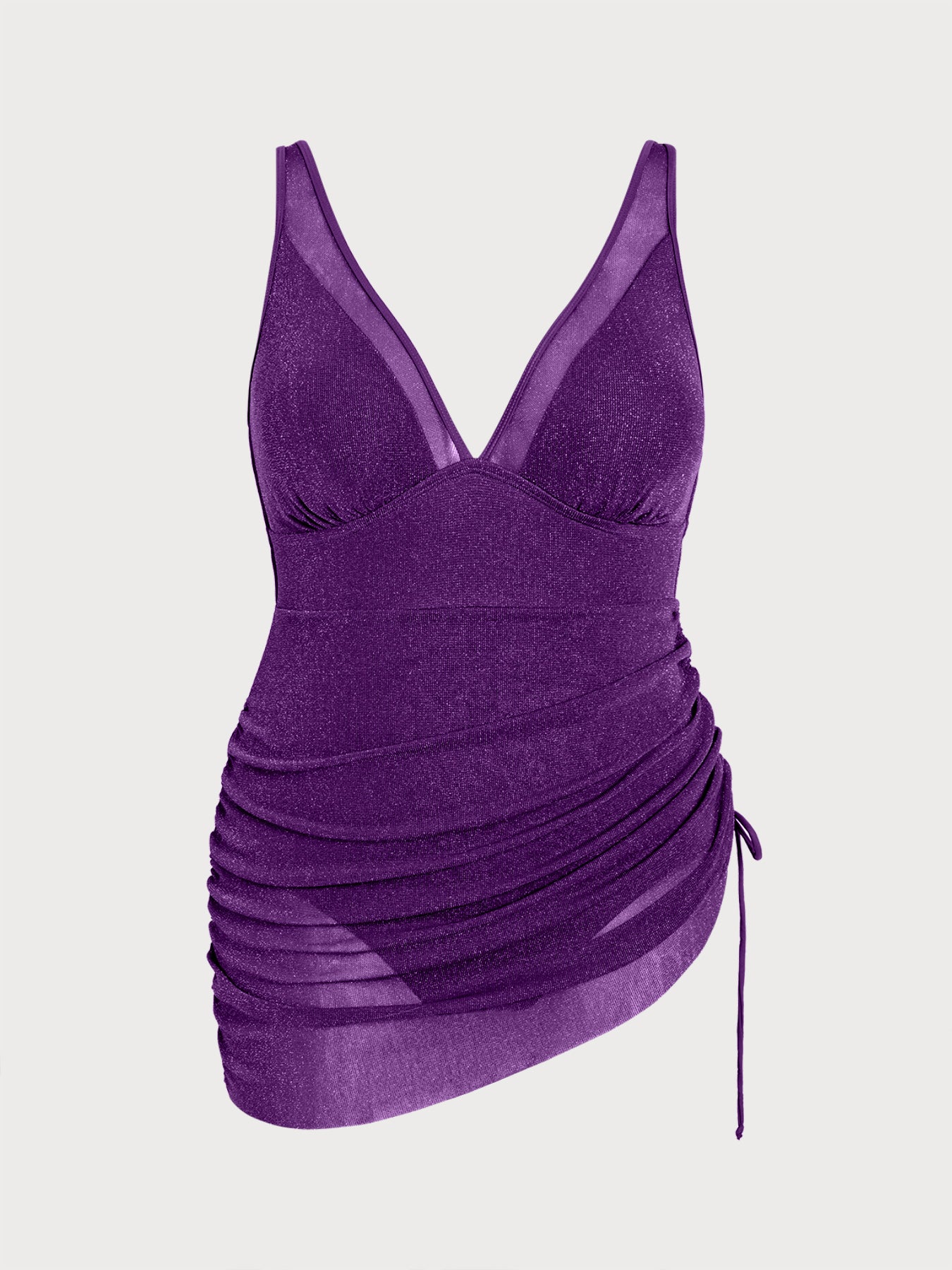 Women Knitted Nylon blended One Pieces Swimwear Sustainable Plus Size One-Pieces - BERLOOK