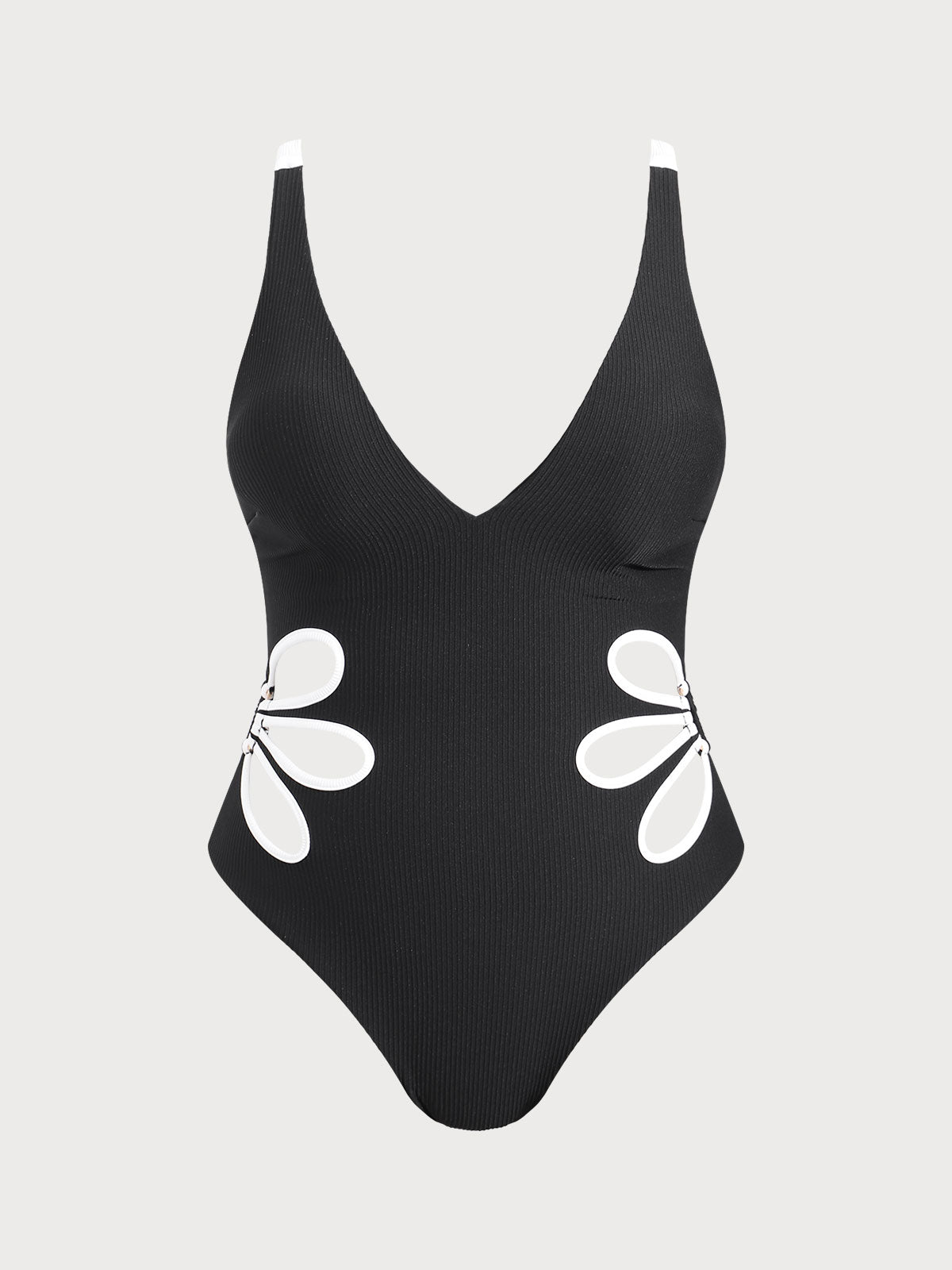 Women Knitted Nylon blended One Pieces Swimwear Sustainable Plus Size One-Pieces - BERLOOK