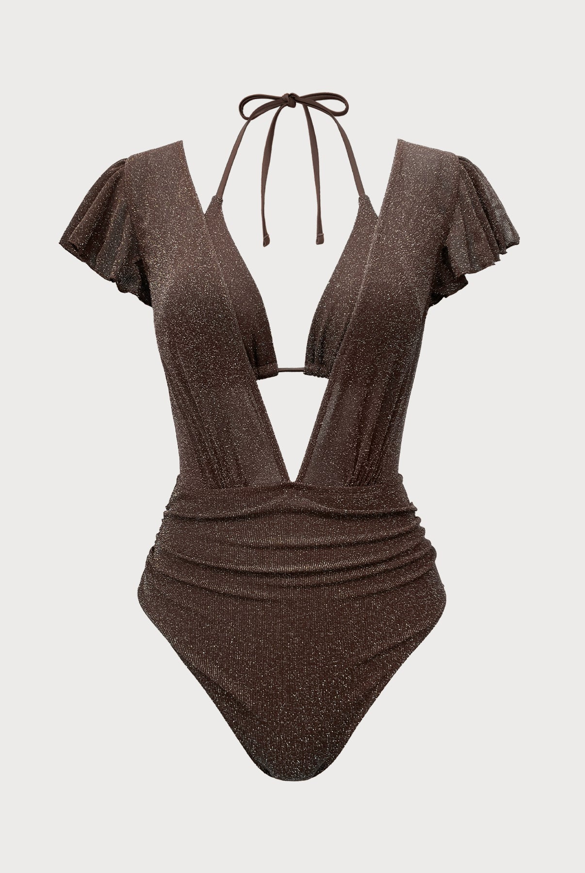 Women Knitted Nylon blended Swimwear Sustainable One-Pieces - BERLOOK
