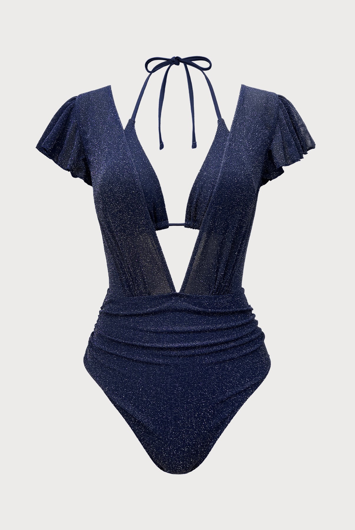 Women Knitted Nylon blended Swimwear Sustainable One-Pieces - BERLOOK