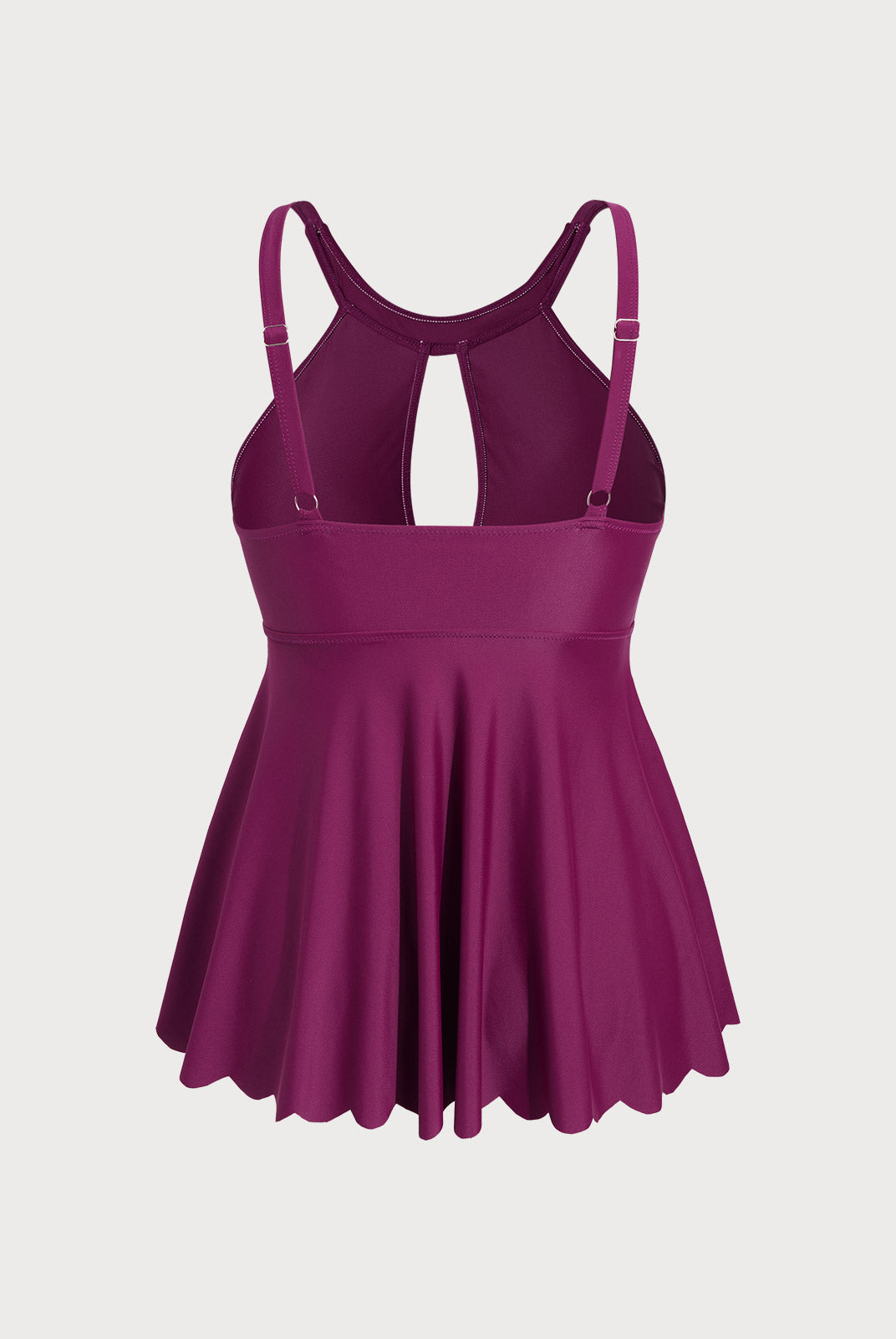 Women Knitted Nylon blended Tankini Tops Sustainable Plus Size Tankinis - BERLOOK