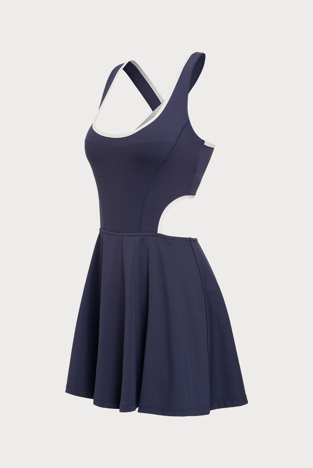 Women Knitted Nylon blended Yoga Dresses Sustainable Yoga Dresses&Yoga Jumpsuit - BERLOOK
