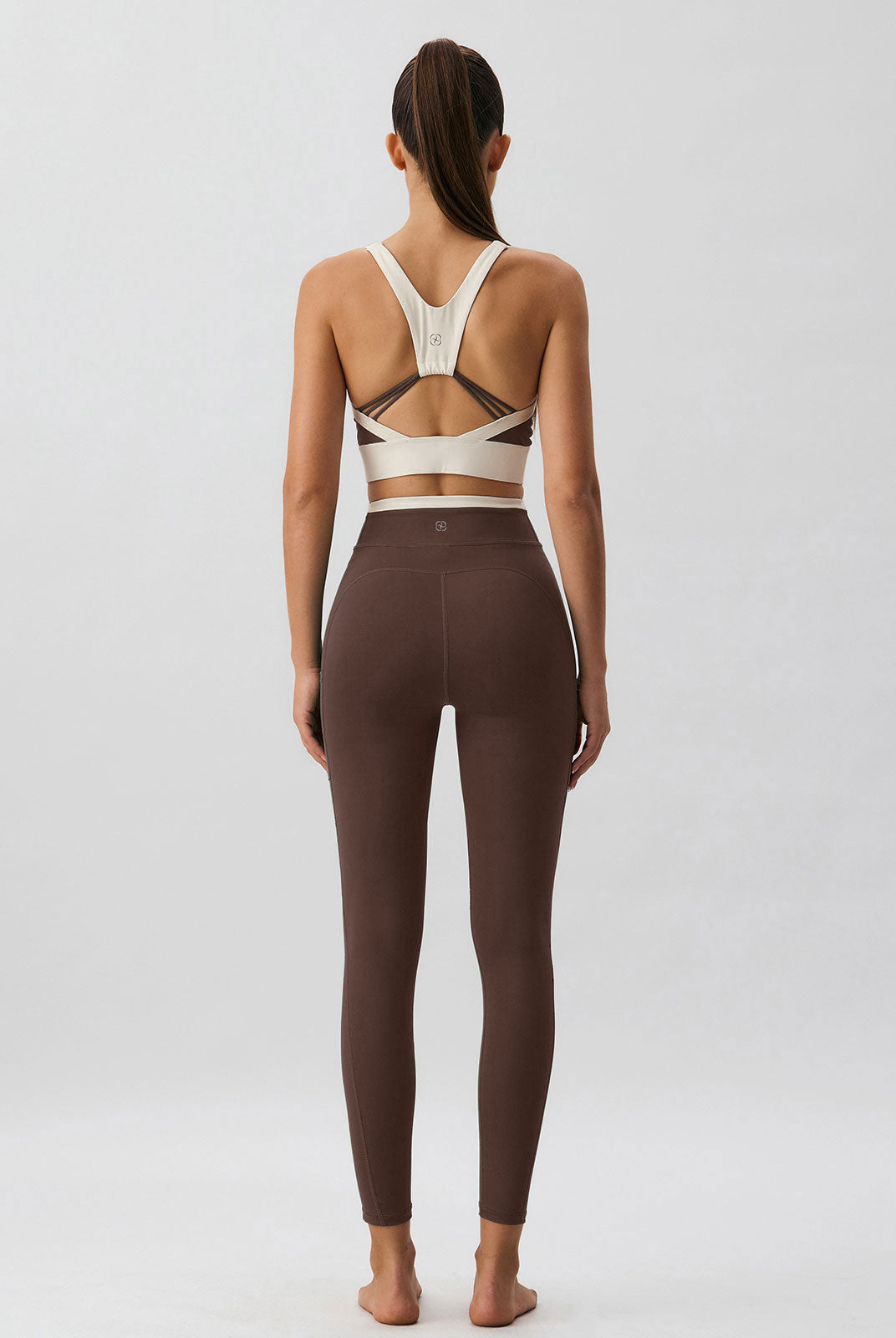 Women Knitted Nylon blended Yoga Leggings Sustainable Yoga Bottoms - BERLOOK