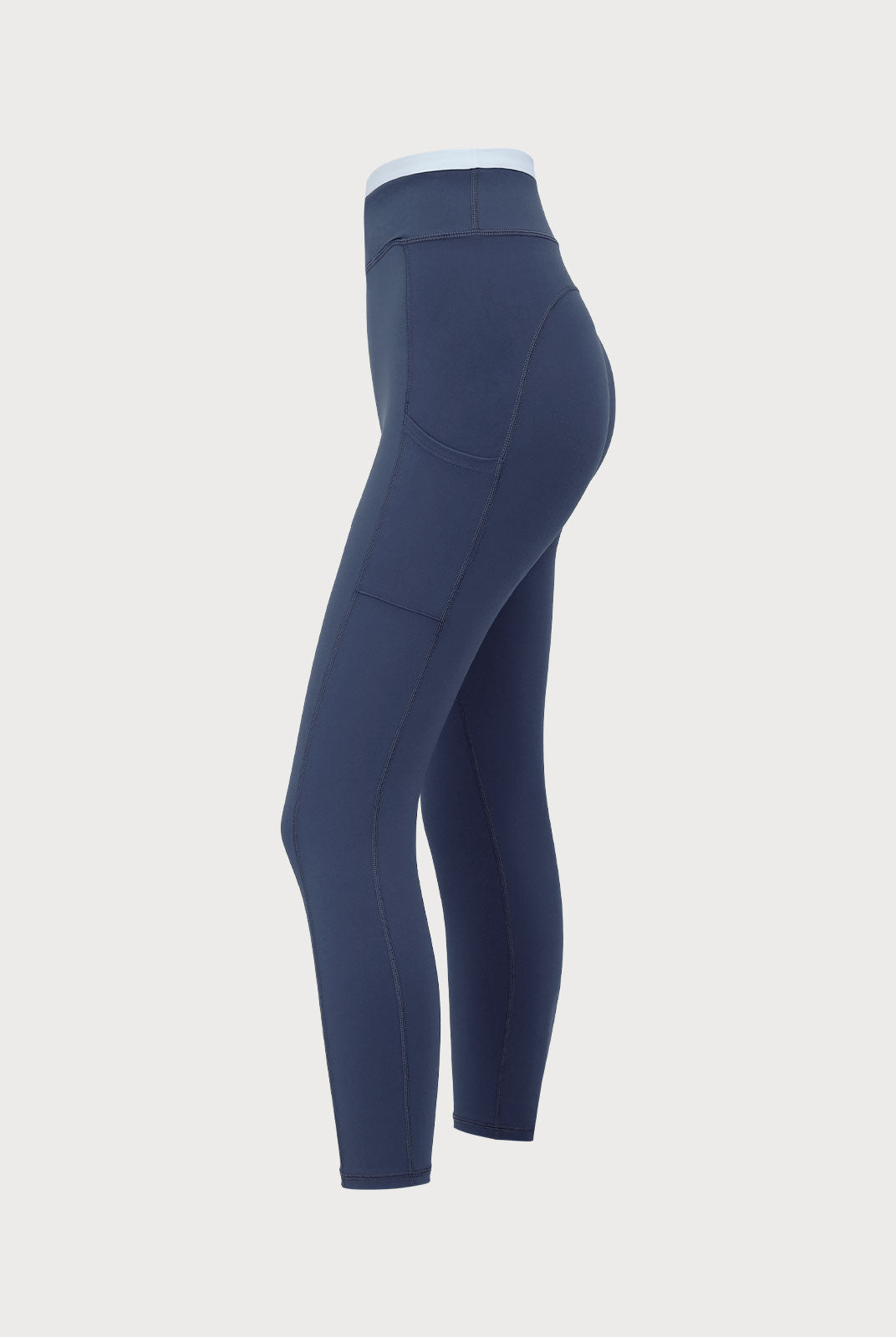 Women Knitted Nylon blended Yoga Leggings Sustainable Yoga Bottoms - BERLOOK