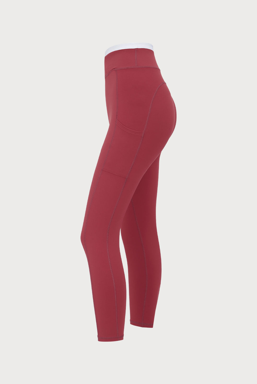 Women Knitted Nylon blended Yoga Leggings Sustainable Yoga Bottoms - BERLOOK