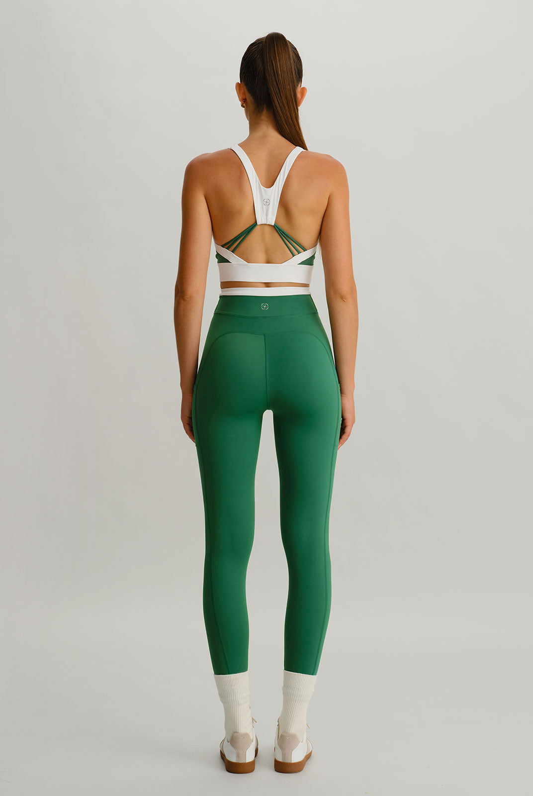Women Knitted Nylon blended Yoga Leggings Sustainable Yoga Bottoms - BERLOOK