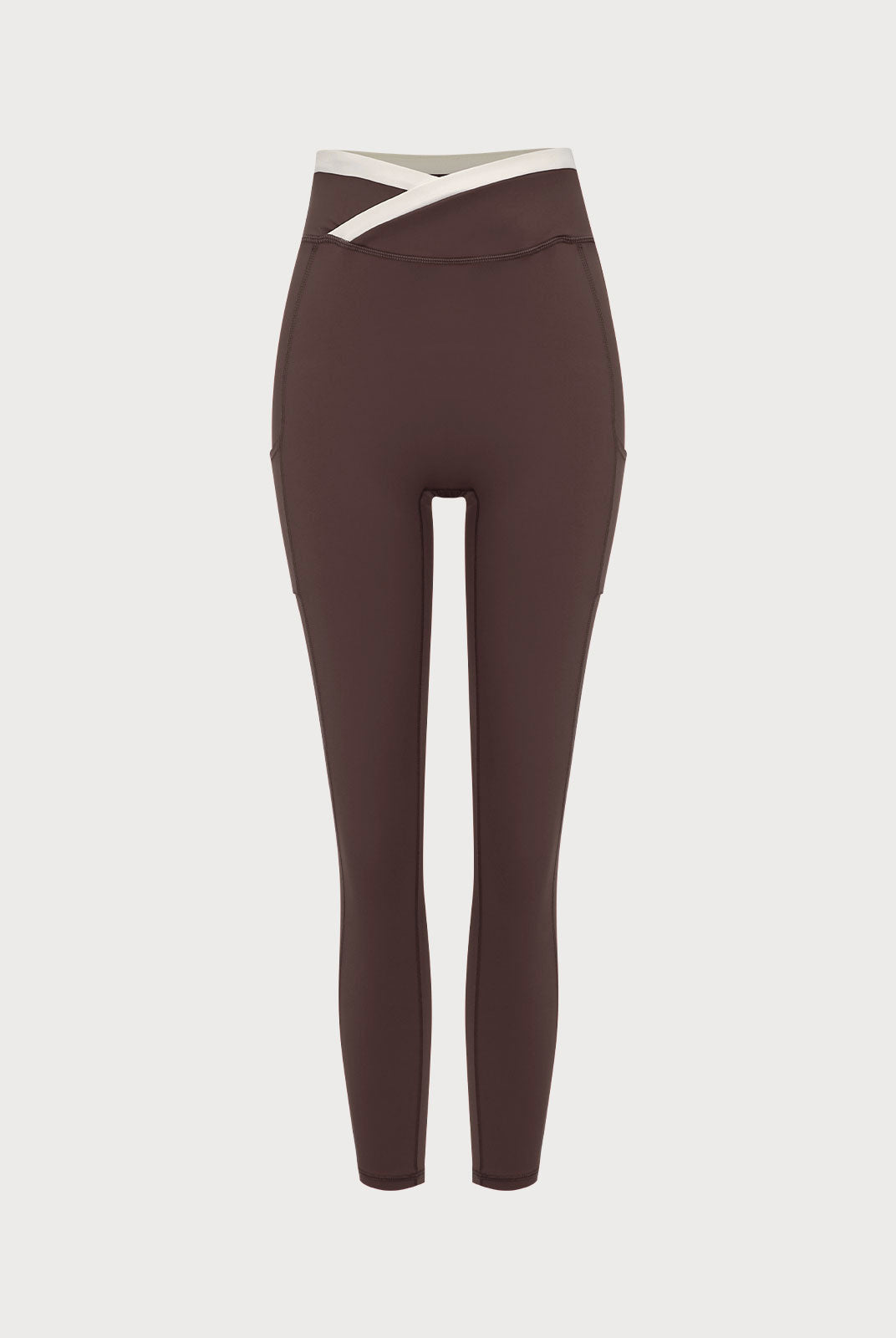Women Knitted Nylon blended Yoga Leggings Sustainable Yoga Bottoms - BERLOOK