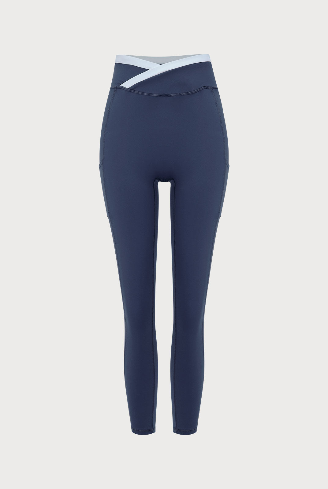 Women Knitted Nylon blended Yoga Leggings Sustainable Yoga Bottoms - BERLOOK
